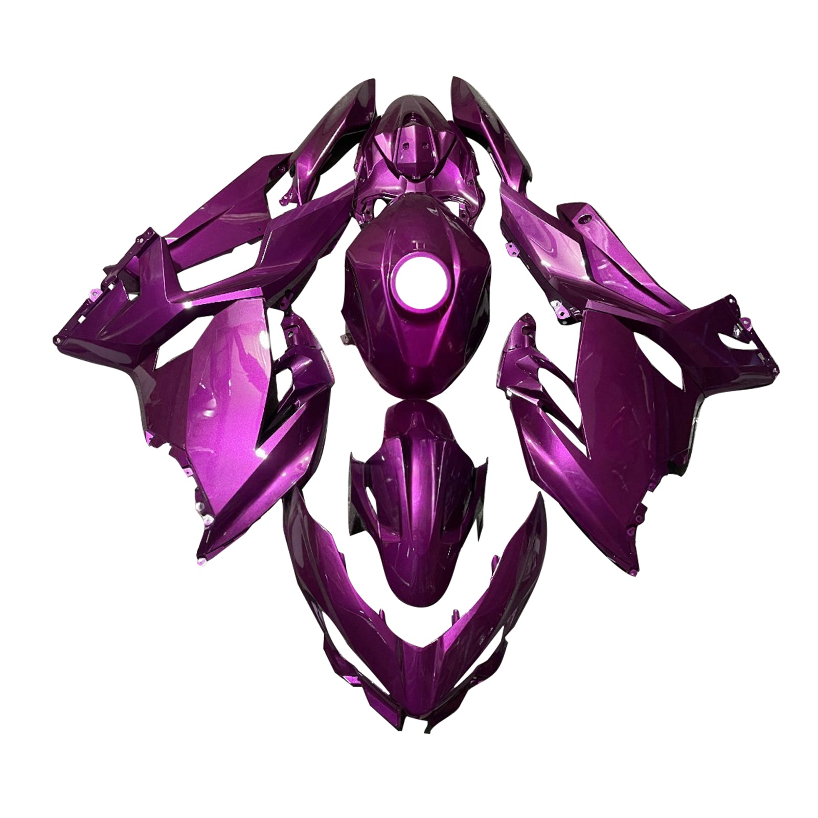 Kit di carenatura a iniezione, carrozzeria in plastica ABS per Kawasaki EX400 Ninja400 2018-2024