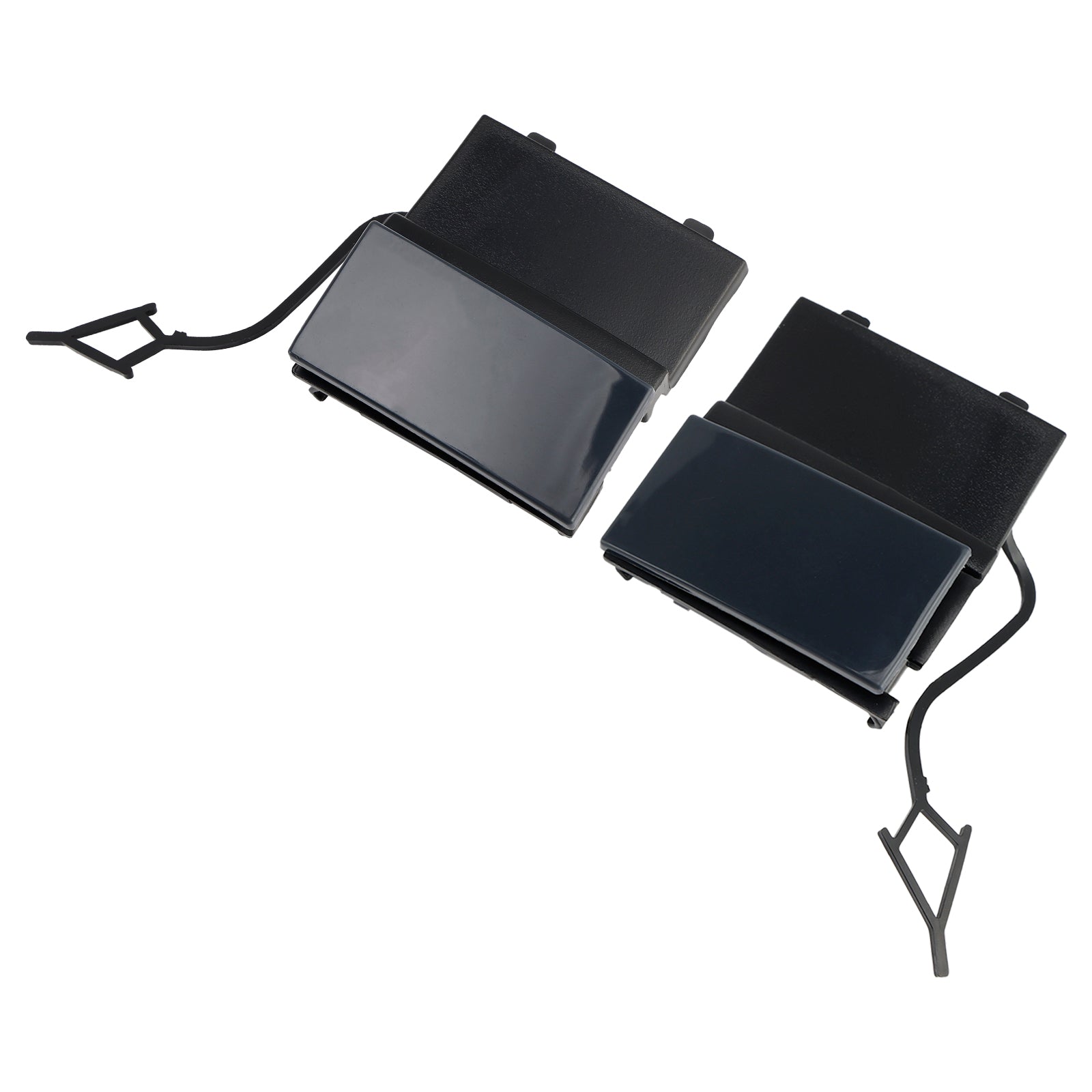 Par pokrovov za ušesce za vlečno kljuko sprednjega odbijača avtomobila za VW Touarge 2014-2018