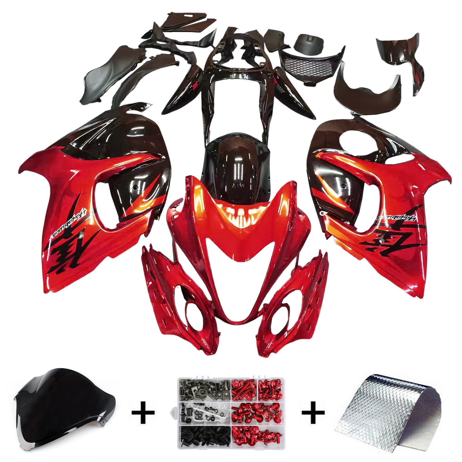 Kit di carenatura in plastica ABS per Suzuki Hayabusa GSX1300R 2008-2020