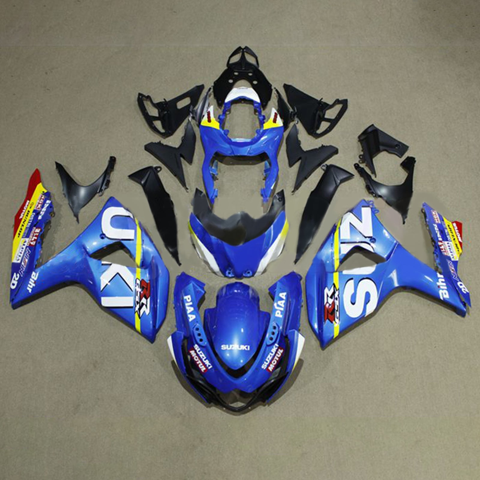 Amotopart Suzuki GSXR1000 2009-2016 K9 Kit carenatura carrozzeria in plastica ABS