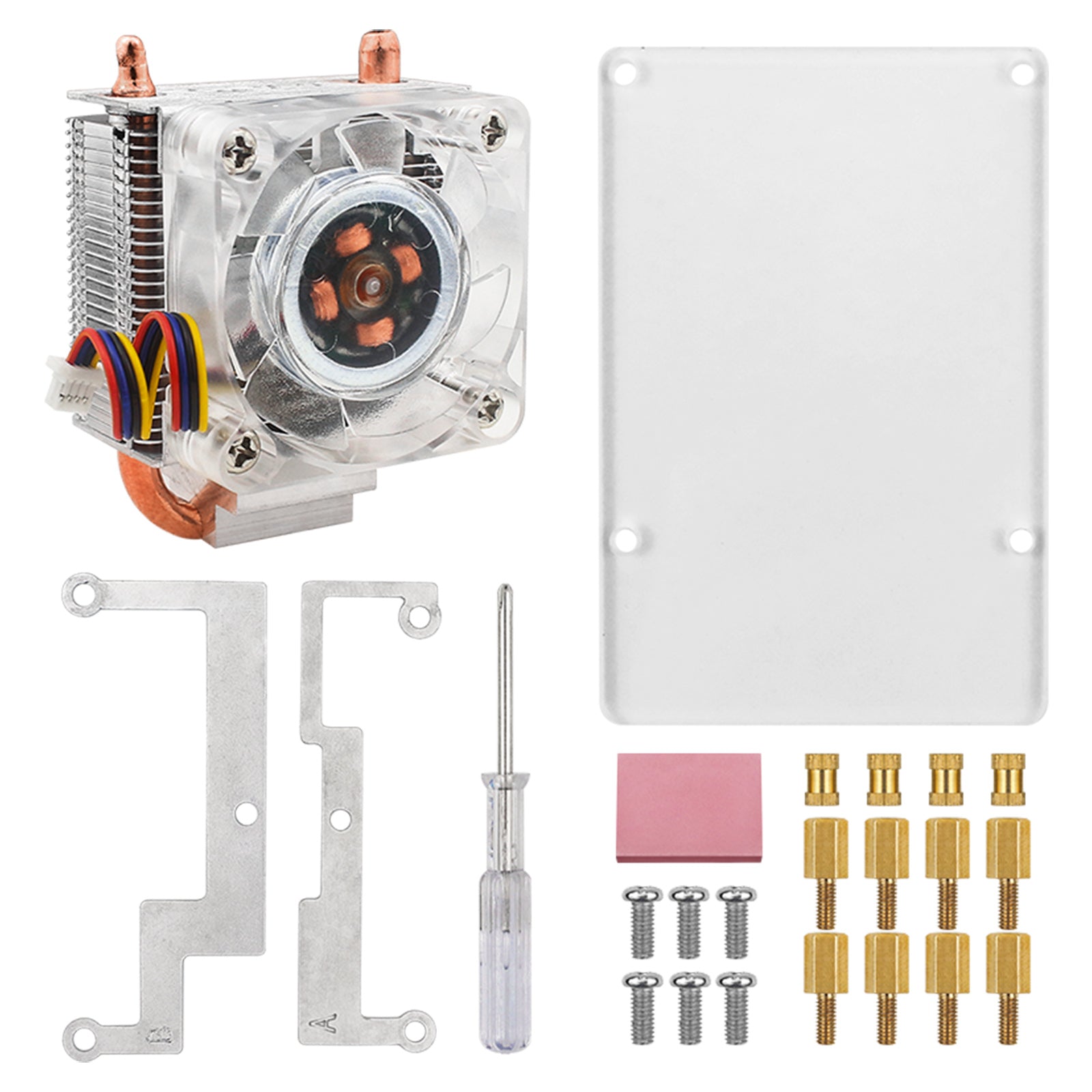 Ventilateur tour Raspberry Pi 5B Radiateur tour Raspberry Ice Radiateur de refroidissement Pi5 ICE