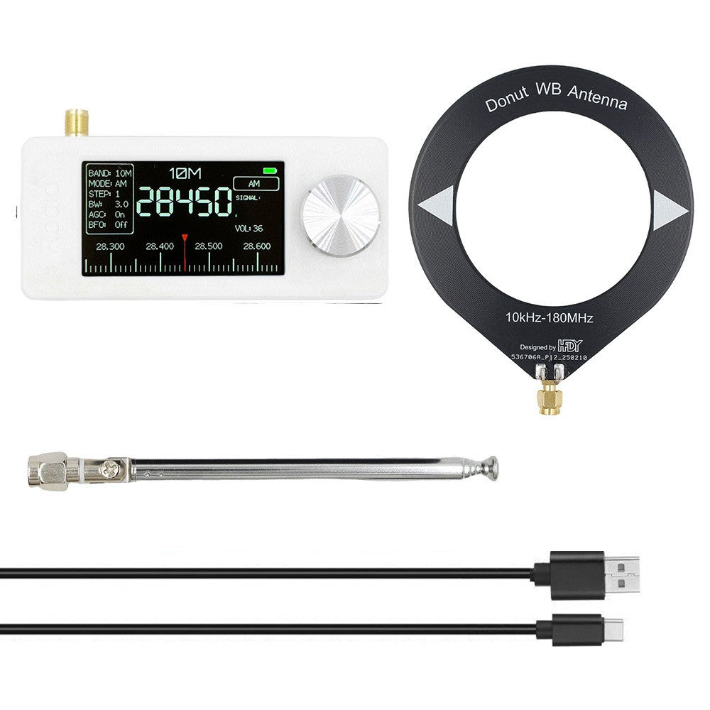 Przenośne radio SI4732 0,5-108 MHz LSB AM FM Mini Radio Pocket Radio Wszystkie paski