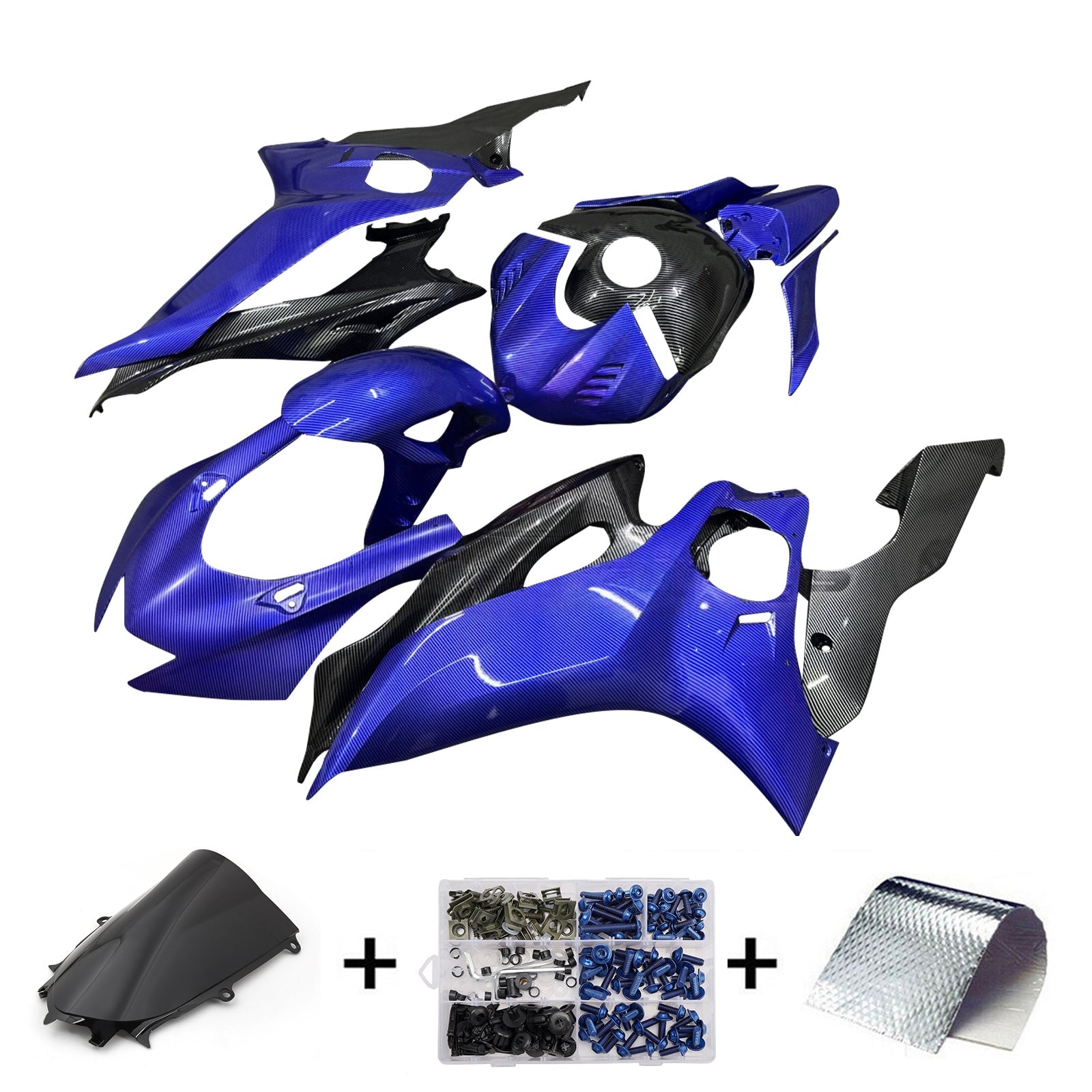 Kit carena iniettata in plastica ABS per Yamaha YZF-R6 2017-2023