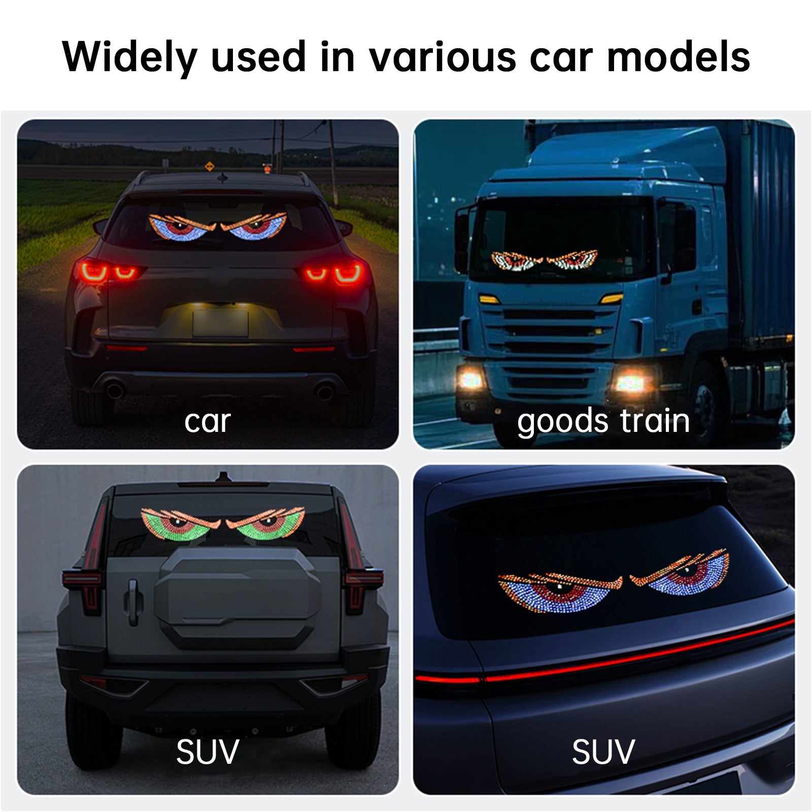 Pantalla LED del diablo&Luz LED dinámica para camión con luz para coche #39;s Eye