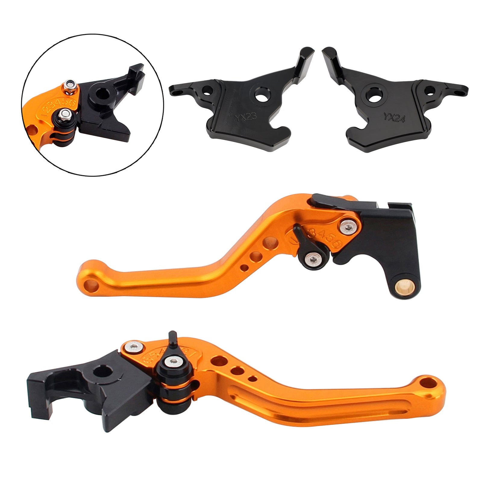 Levier de frein et d'embrayage court neuf pour YAMAHA XMAX 300 (2023-2025)