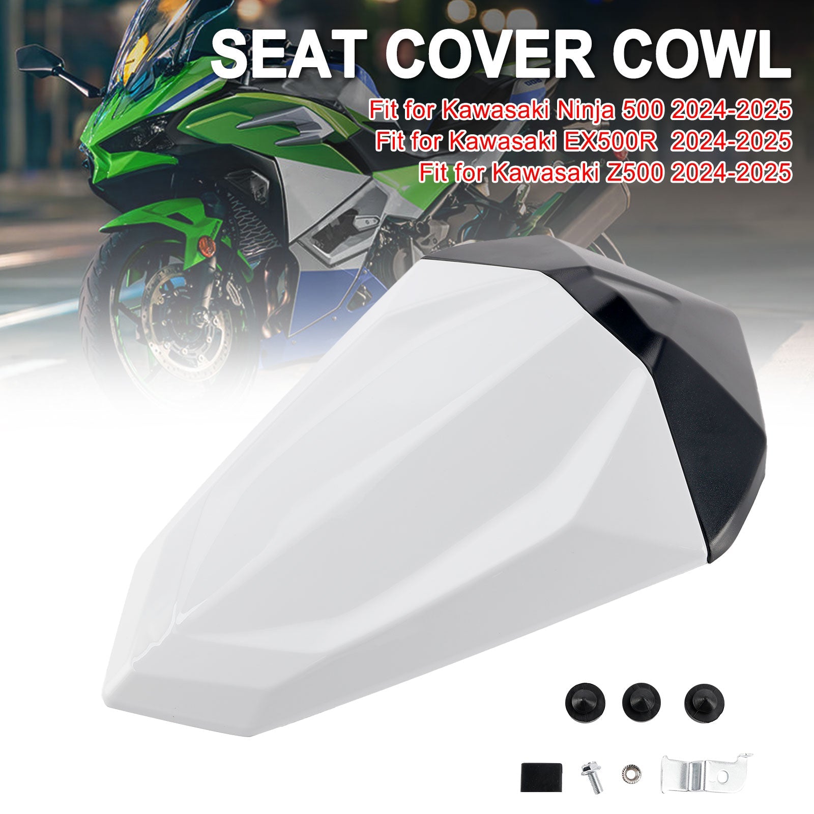 Zadnji sedlo karalni pokrov za Kawasaki Ninja 500 EX500R Z500 2024-2025