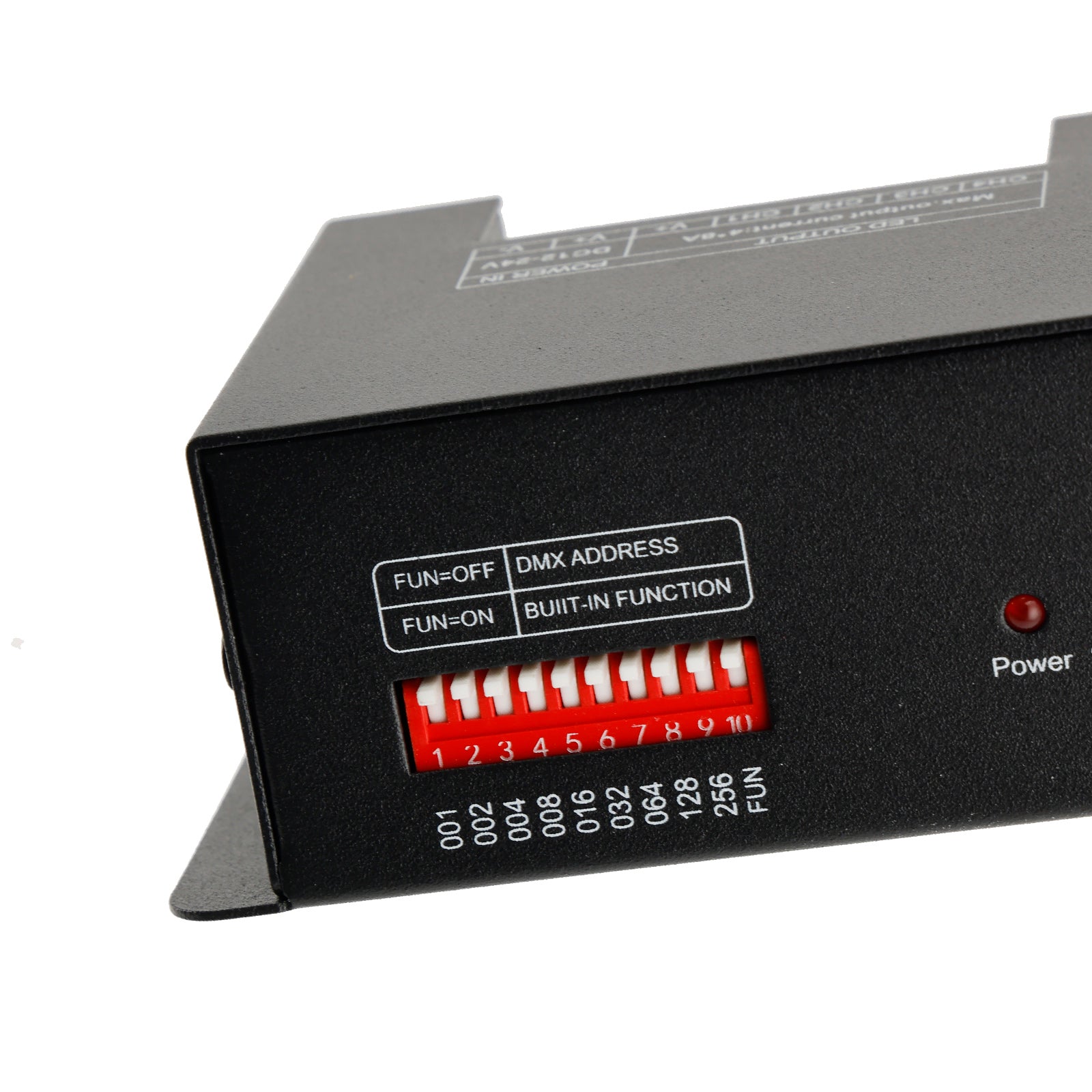 DMX 512 dekoder na 4 kanale RGBW PWM, pogonski gonilnik, krmilnik LED lahkega pasu