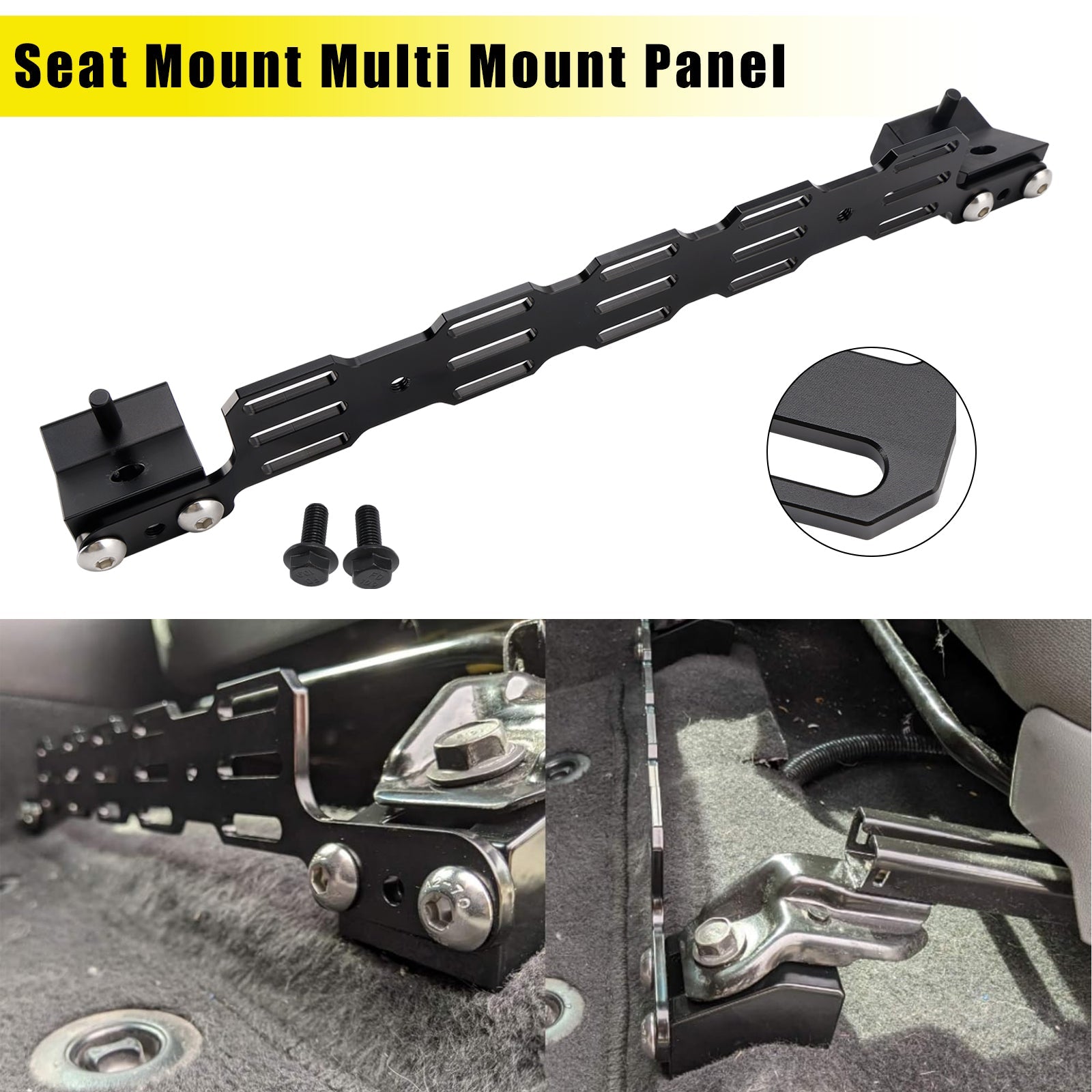 Panneau de fixation multiple pour siège Toyota Tacoma 4Runner Lexus GX470 GX460 2005-2023
