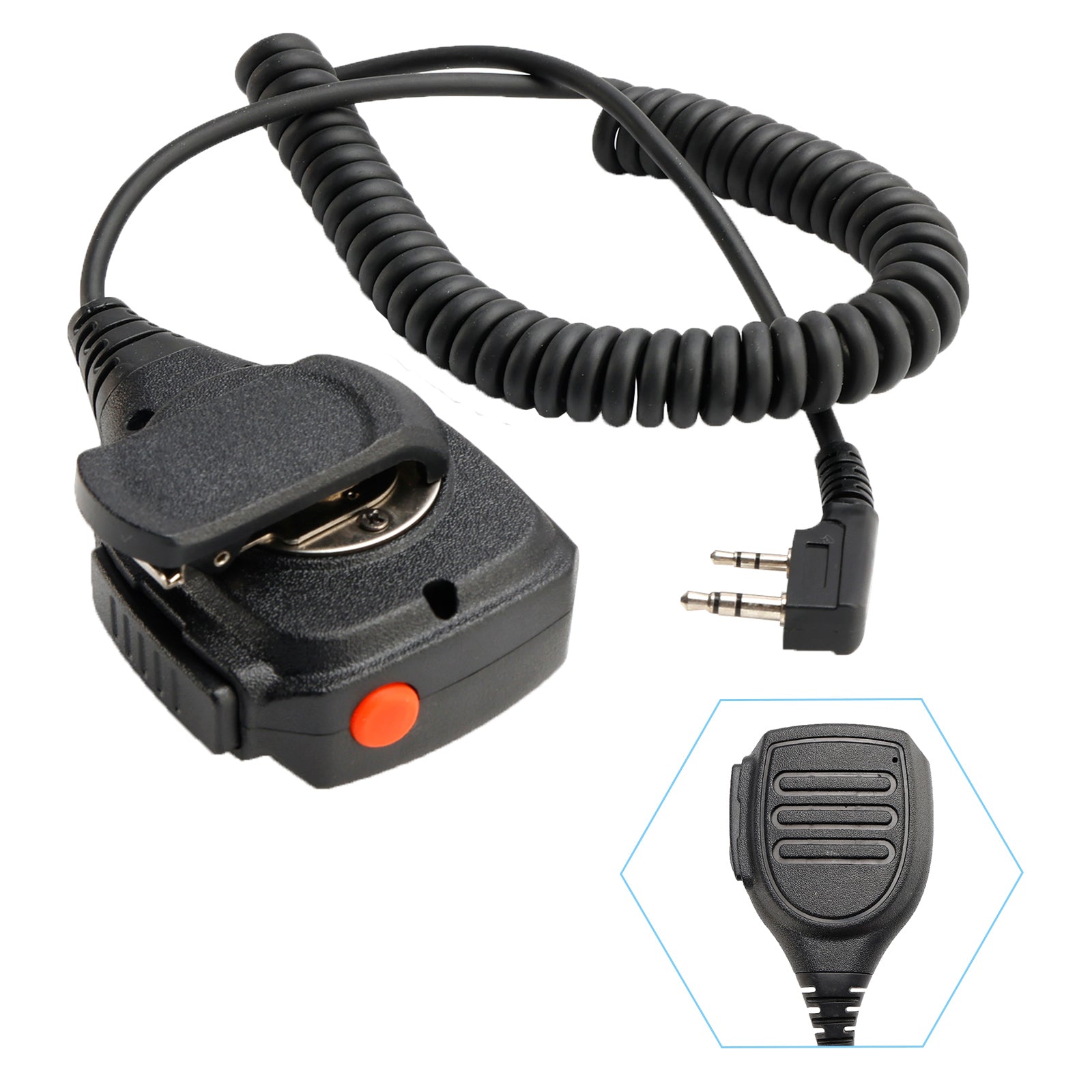 K-SM1602 PTT a doppio microfono per TK-220 TH-F6 RPV516A KG-UVD1P PX-666