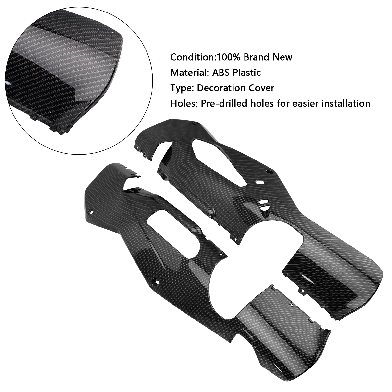 Cubierta de placa protectora de carenado inferior para Aprilia RSV4 2021-2024