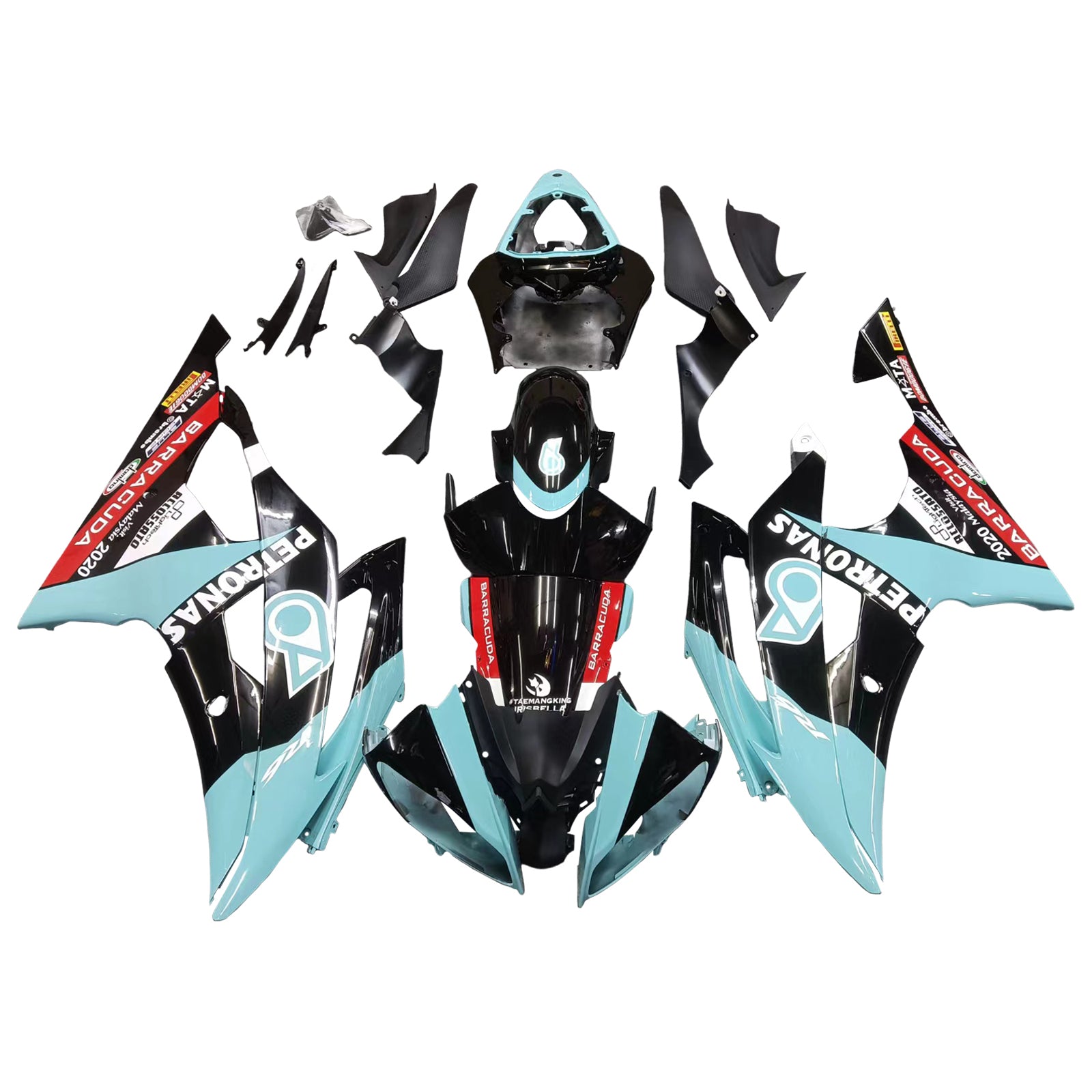 ABS Plastic Kairing Kit voor Yamaha YZF 600 R6 2008-2016