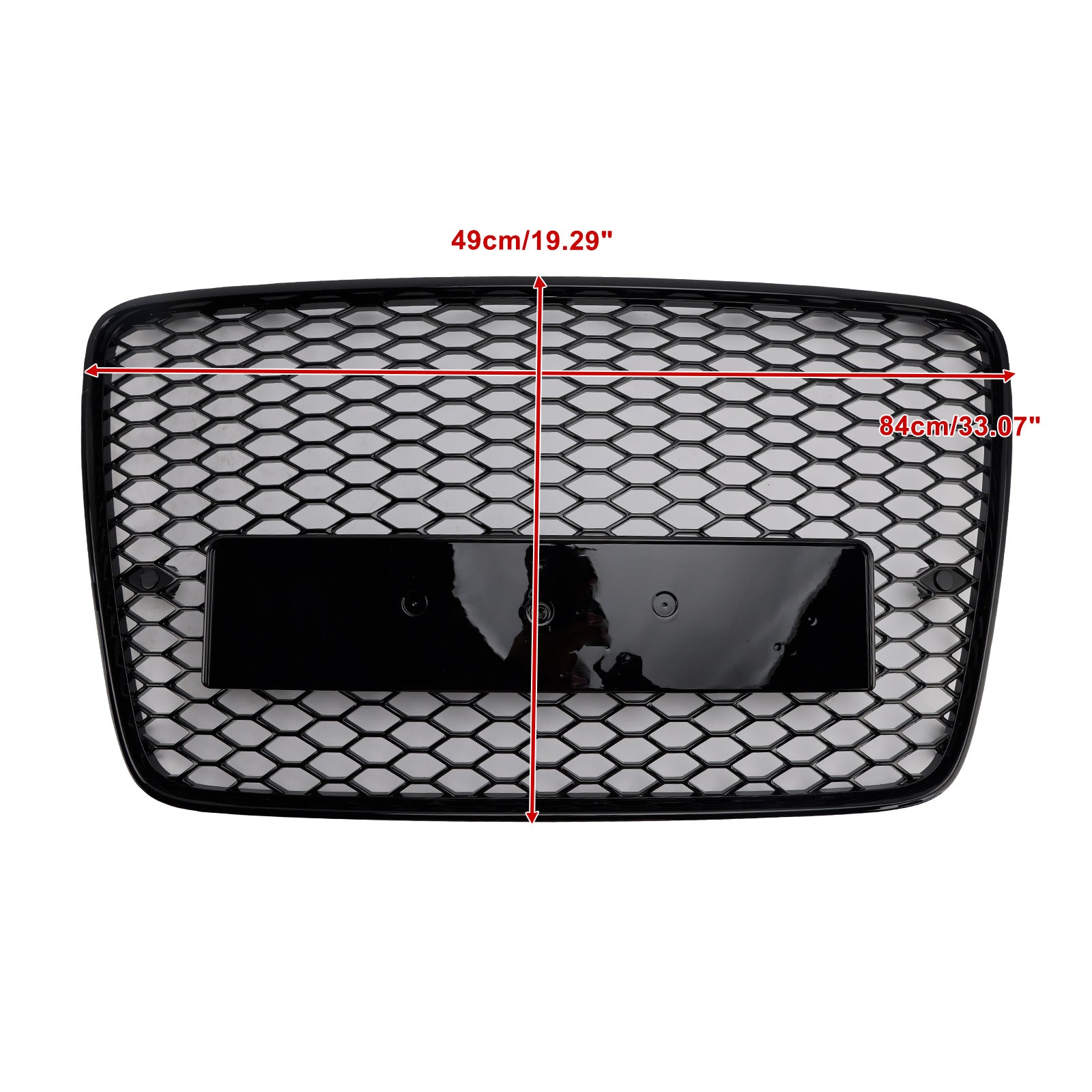 Przednia osłona chłodnicy zderzaka do Audi Q7 SQ7 (2005-2015), połysk czarny