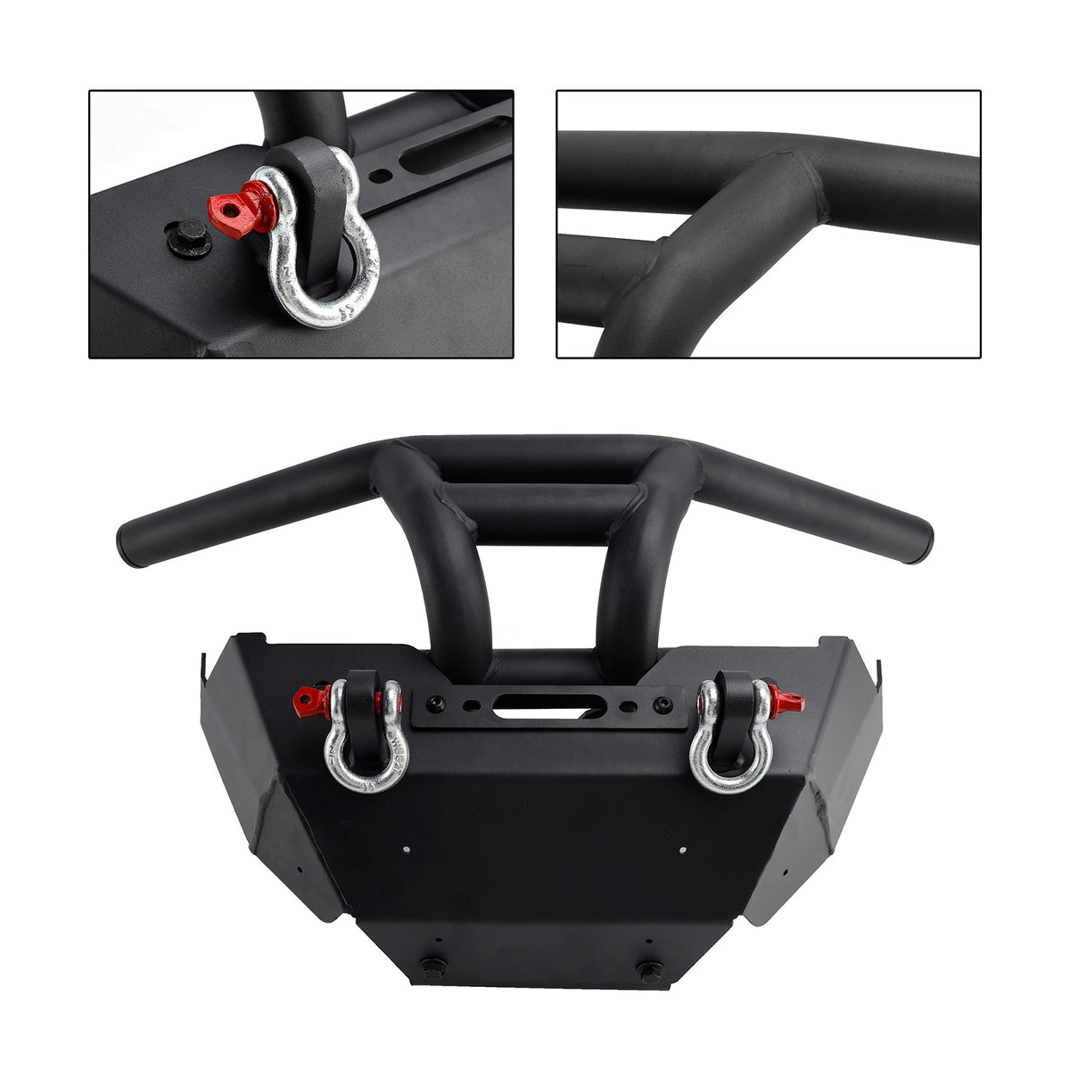 Kit de montage pour treuil sur pare-chocs avant pour Can-Am Maverick X3 X MR Turbo R (2018 et plus)