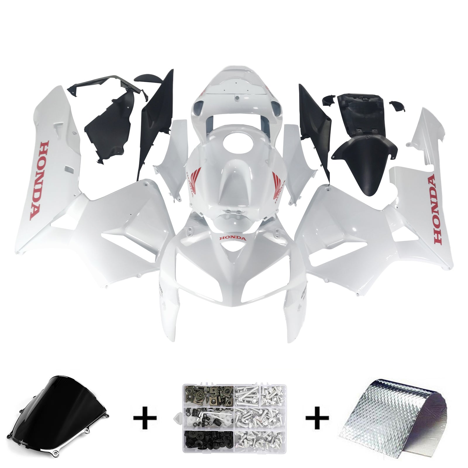 Kit de carenado de plástico ABS para Honda CBR600R 2005-2006 F5
