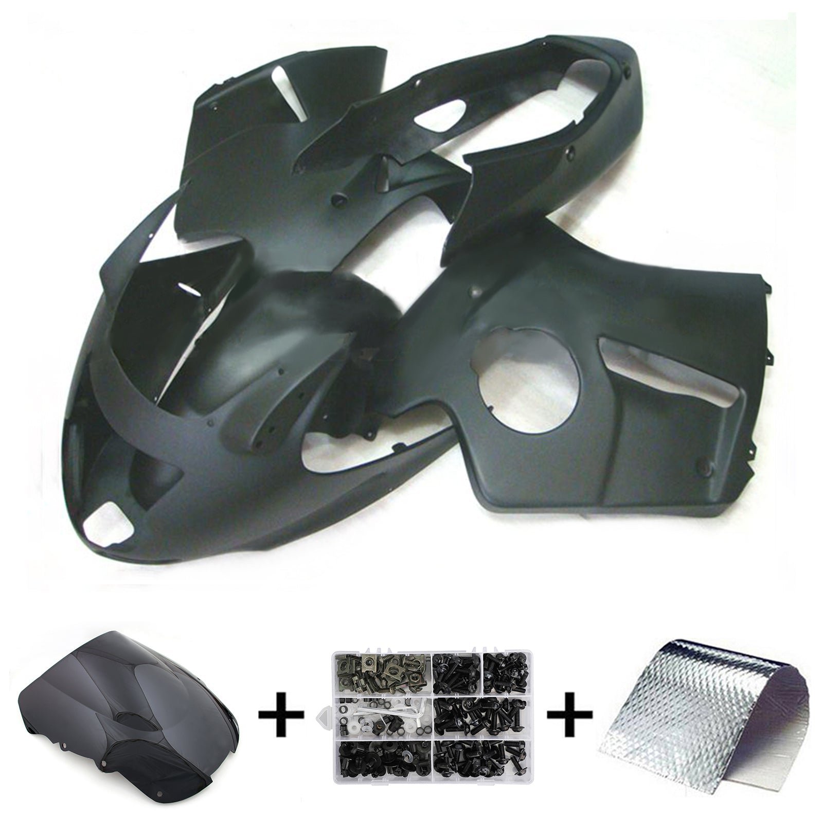 Kit de carénage injecté en plastique ABS pour Honda CBR1100XX SuperBlackBird 1996-2007