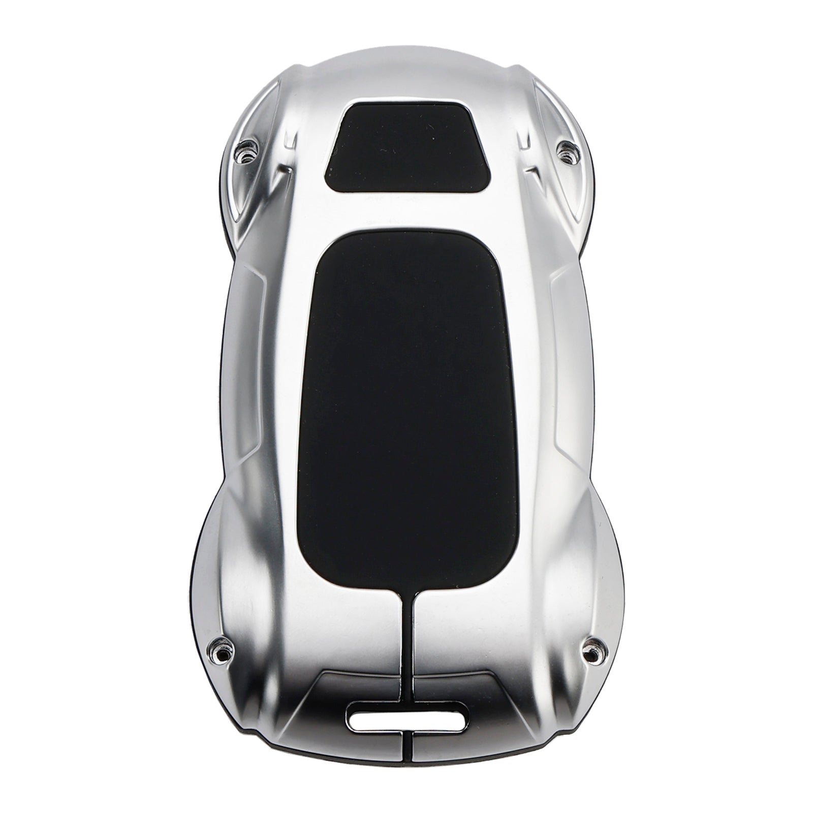 Étui argenté en cuir, alliage de zinc et pour clé de voiture Lexus ES260h/RX350h/LS500h