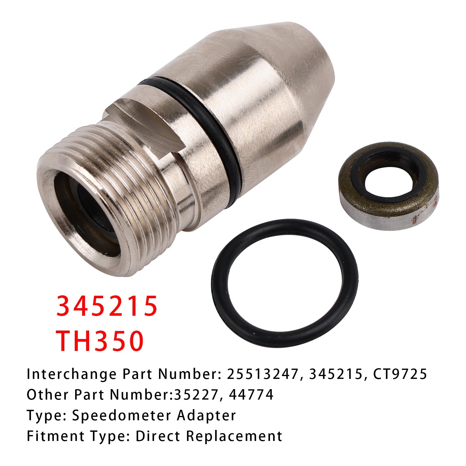 Ohišje števca TH350 z dodatnimi tesnili 345215 za GM Turbo 350