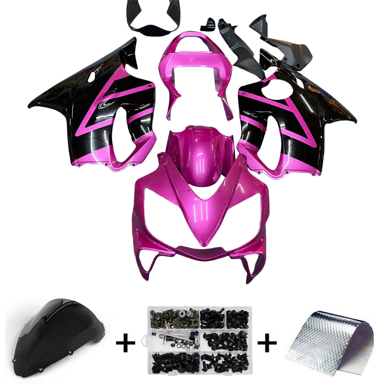 Injection carénage kit carrosserie plastique ABS fit pour Honda CBR600 F4i 2001-2003