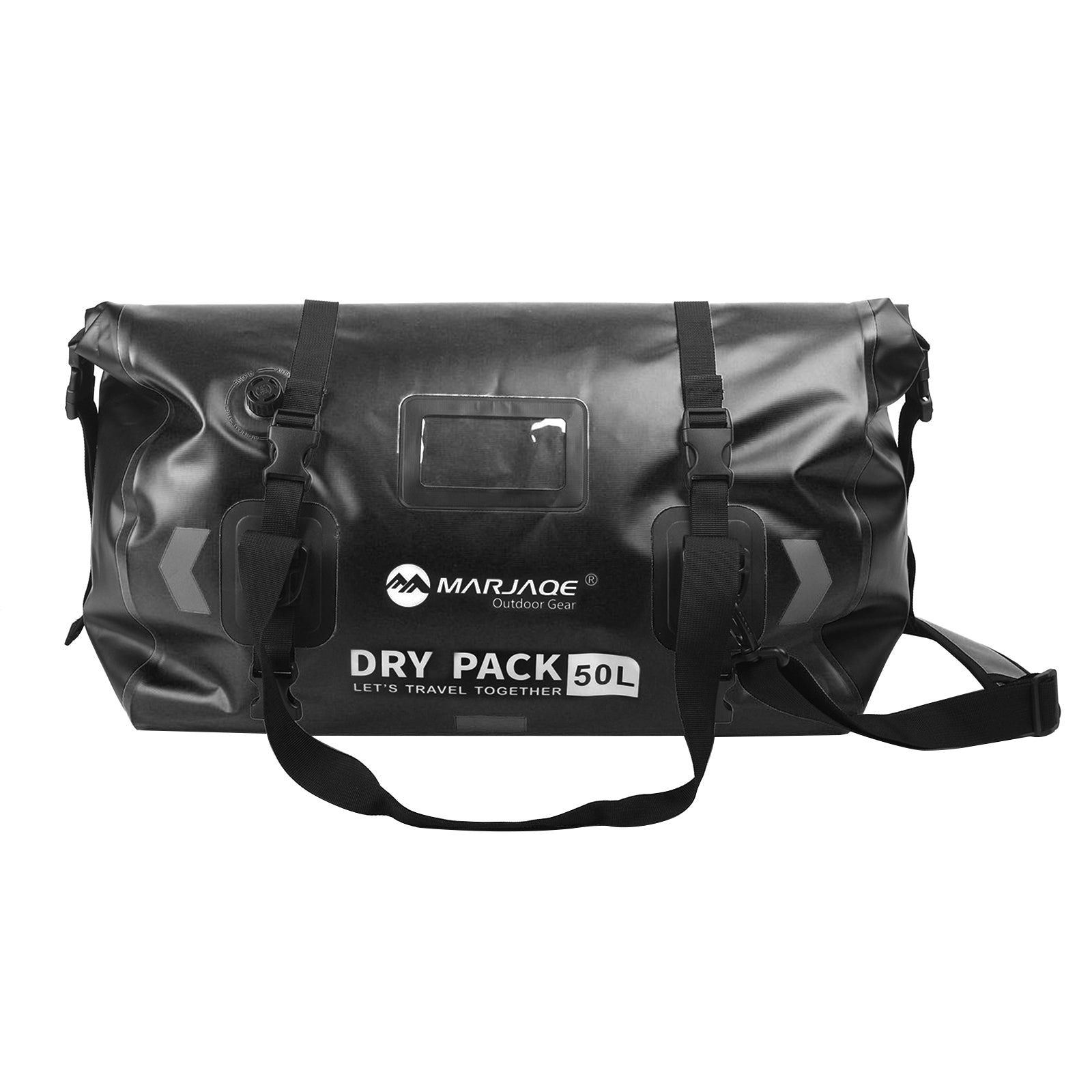 Borsa laterale universale in poliuretano 50 l per moto, giallo