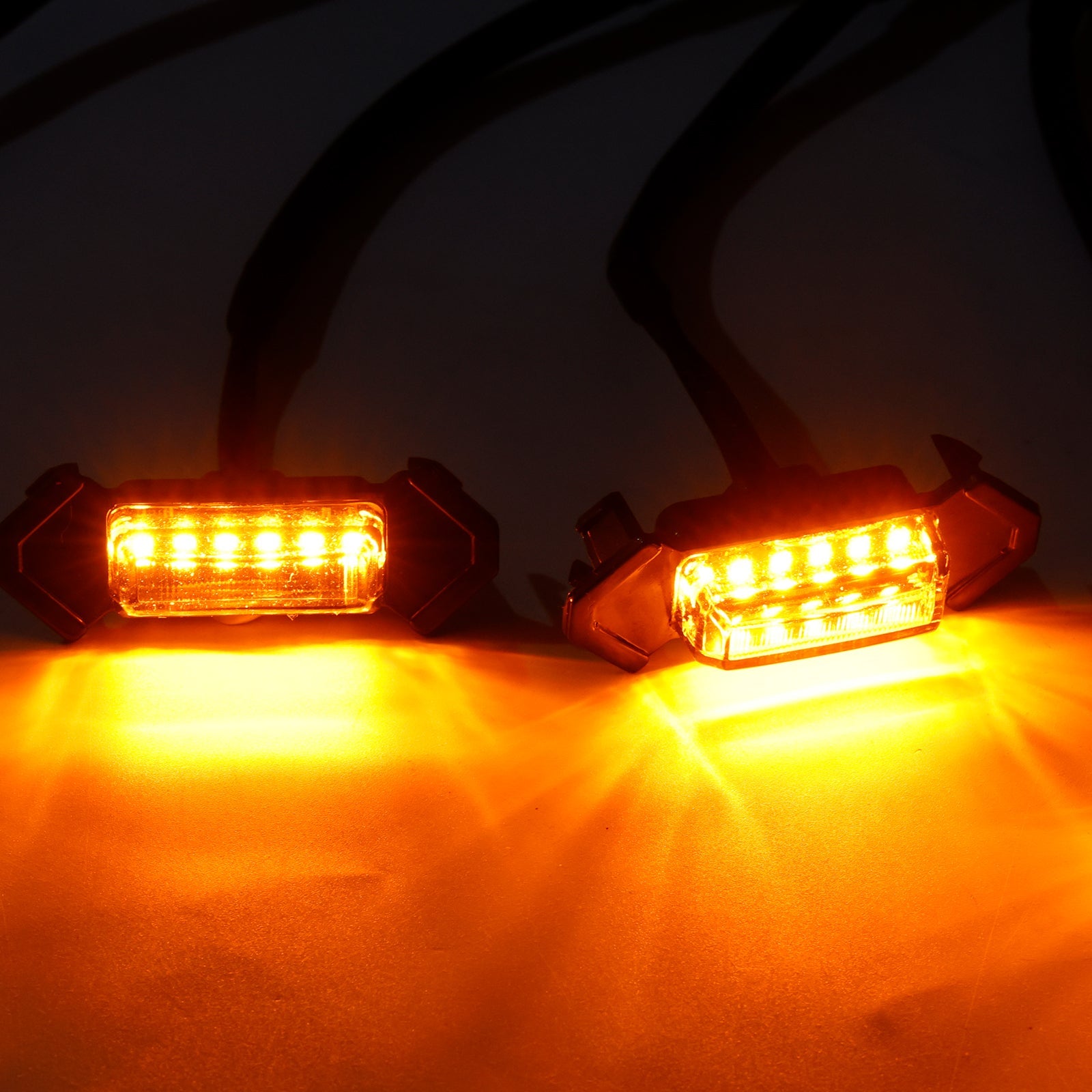 Kit d'éclairage LED pour calandre avant Toyota Tacoma 2016-2023, lentille transparente, lumière ambre