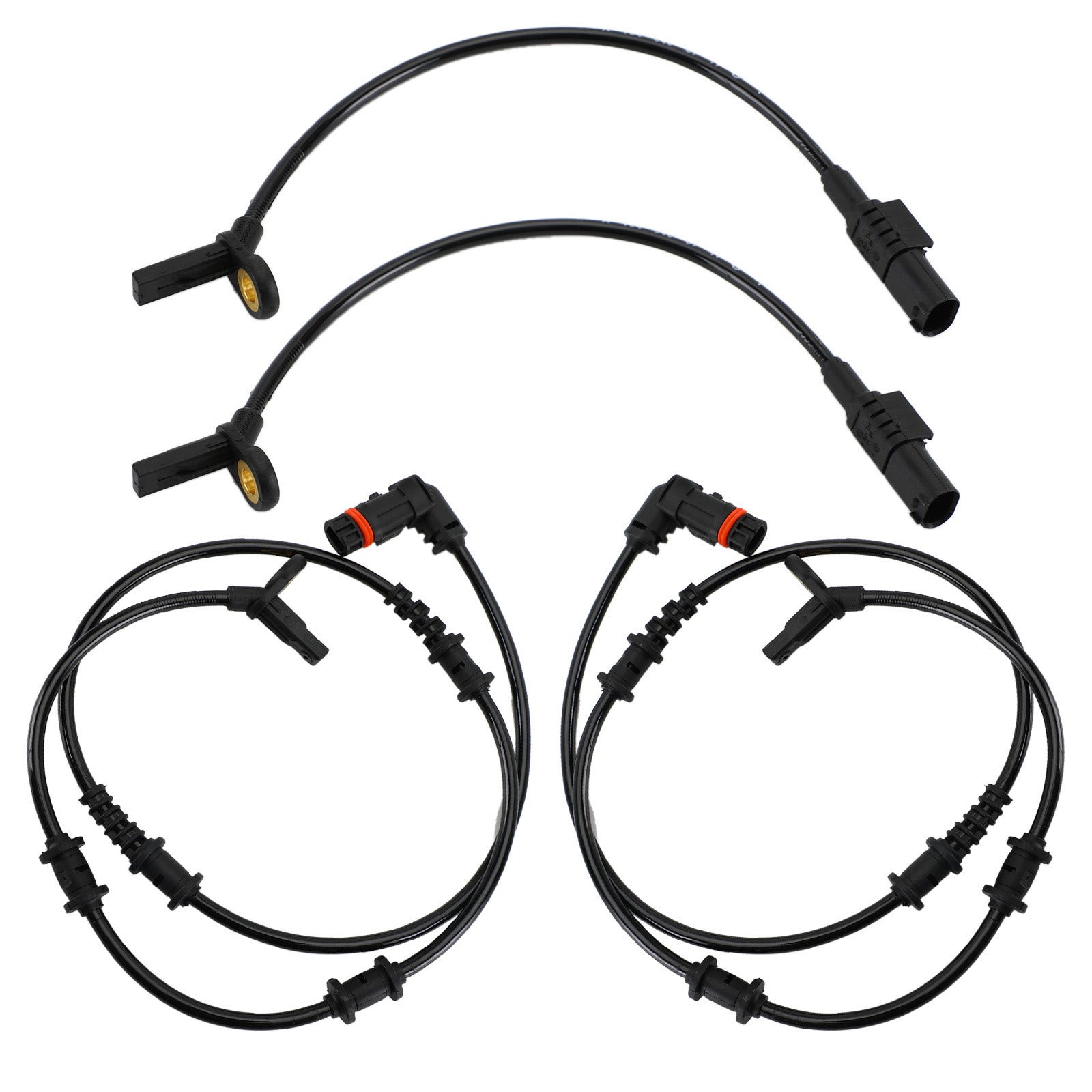 4x senzorji hitrosti koles ABS - neposredna zamenjava A1645400917 A1645400717 za Mercedes-Benz W164 ML350 ML320 GL450 R350