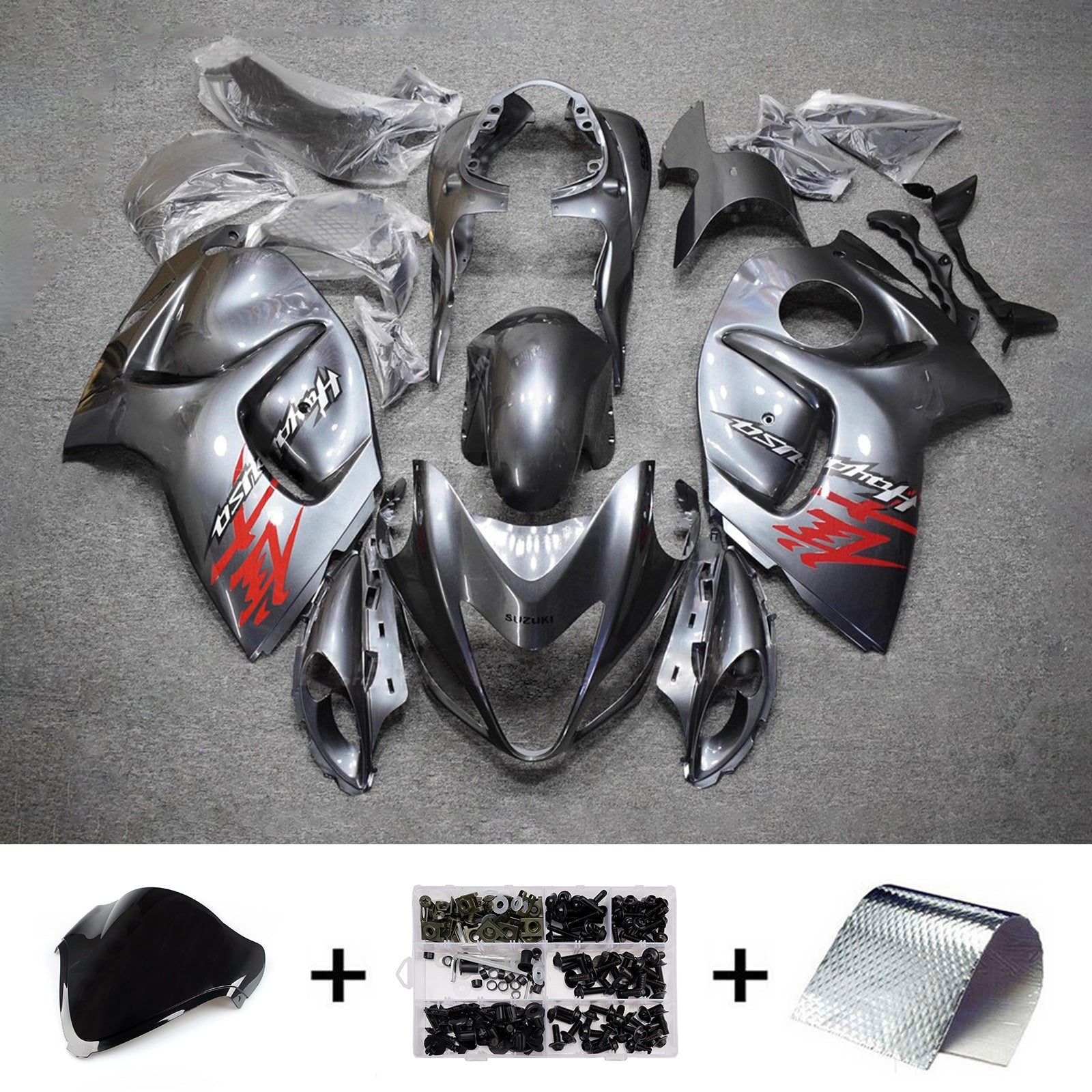ABS kunststof geïnjecteerde kuipset voor Suzuki Hayabusa GSX1300R 2008-2020