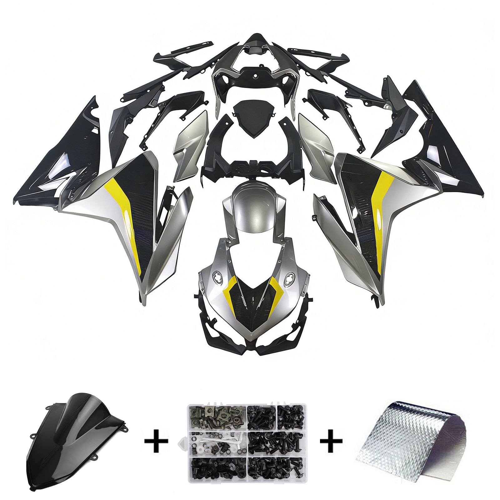 Kit de carénage injecté en plastique ABS pour Honda CBR500R 2019-2021