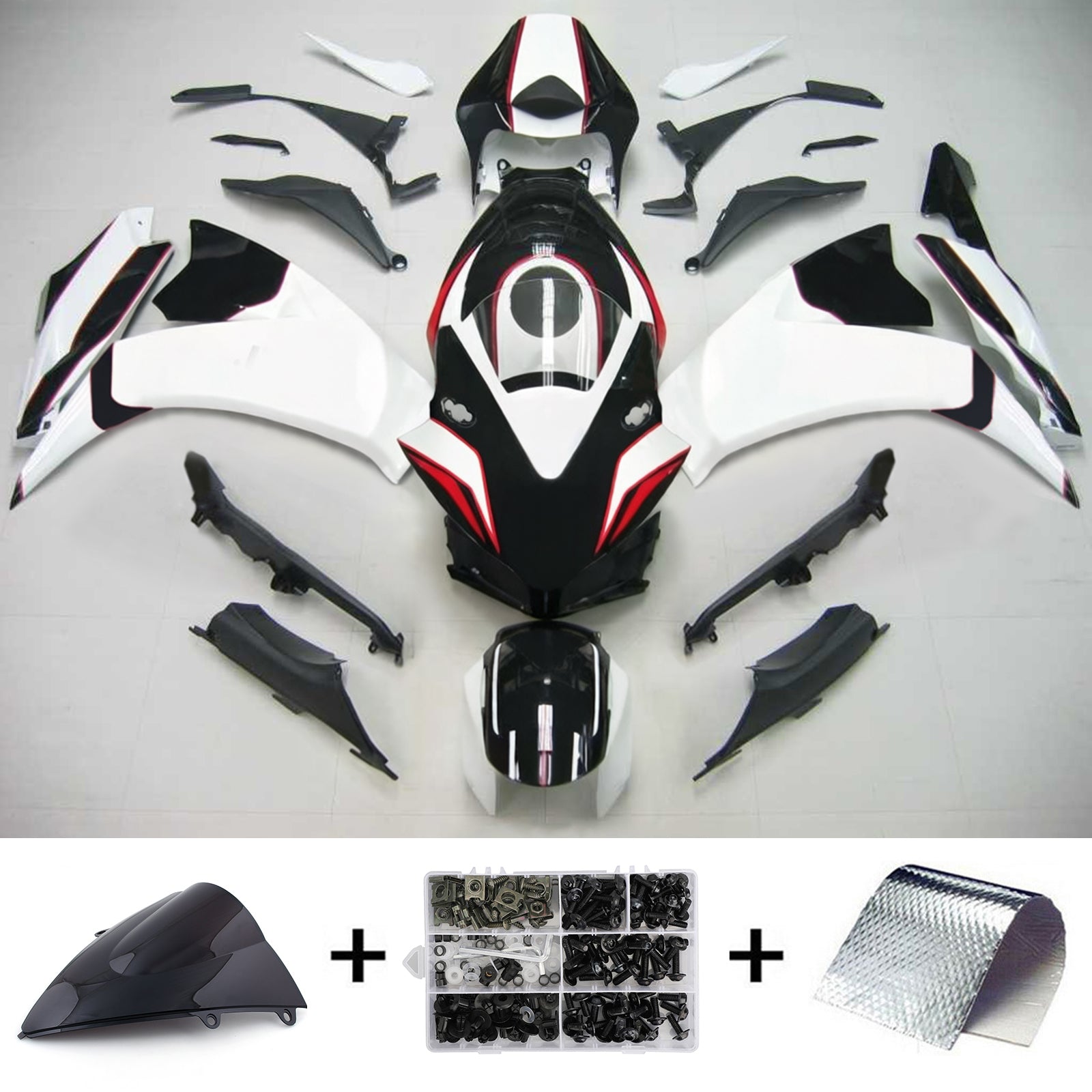 Kit de carénage injecté en plastique ABS pour Honda CBR1000RR 2012-2016
