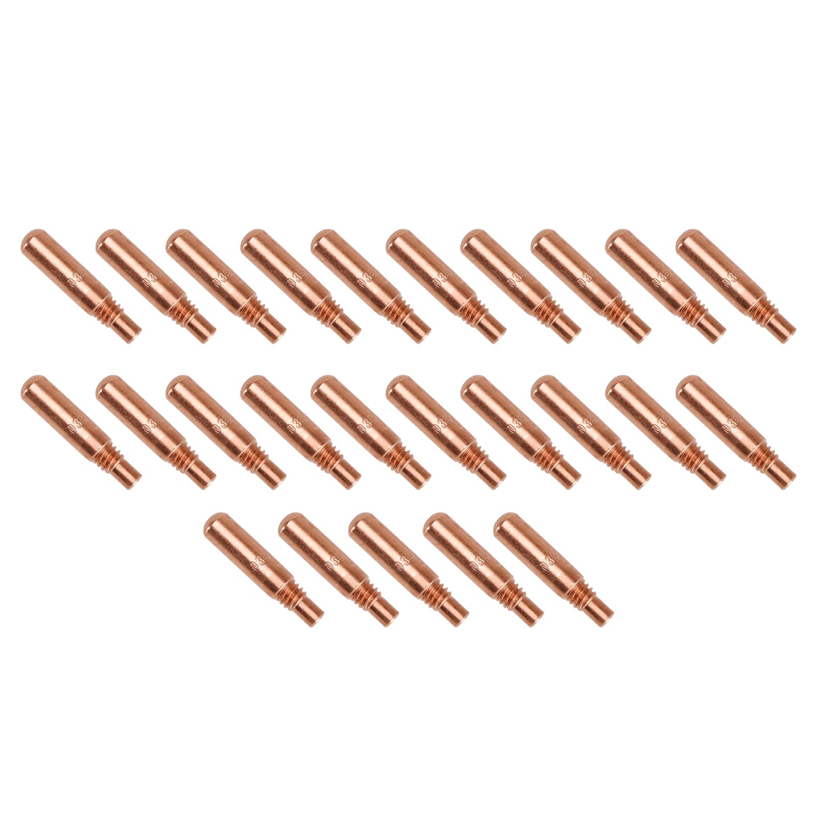 25 kosketuskärkeä 0,035""Miller MDX Acculock Multimatic T-M035:lle