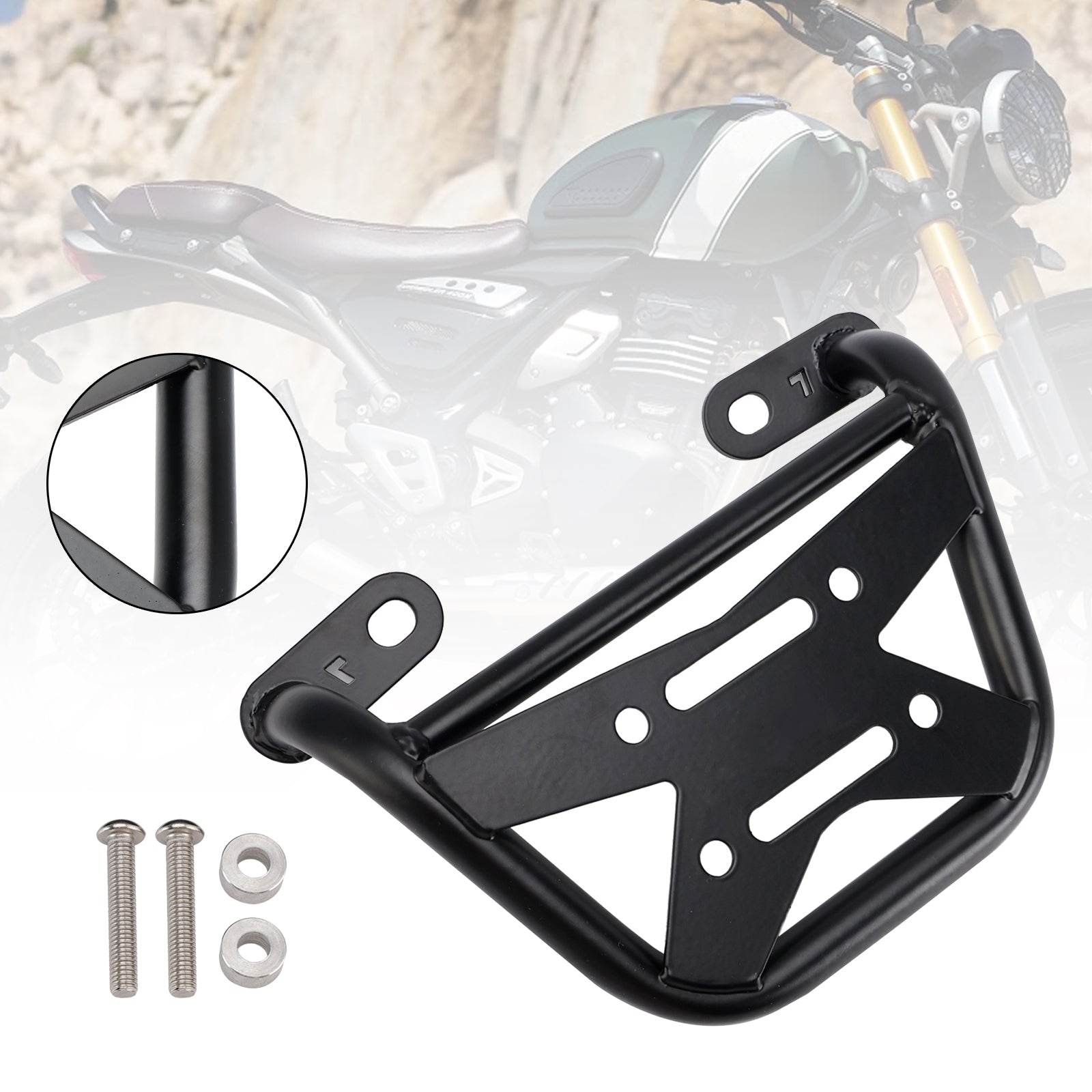 Support de fixation pour sacoches latérales, compatible avec les modèles Scrambler Speed 400 T4
