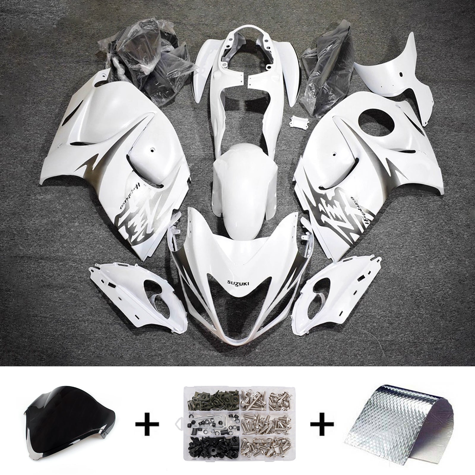 Komplet oklepa z vbrizgano ABS plastiko za Suzuki Hayabusa GSX1300R 2008-2020