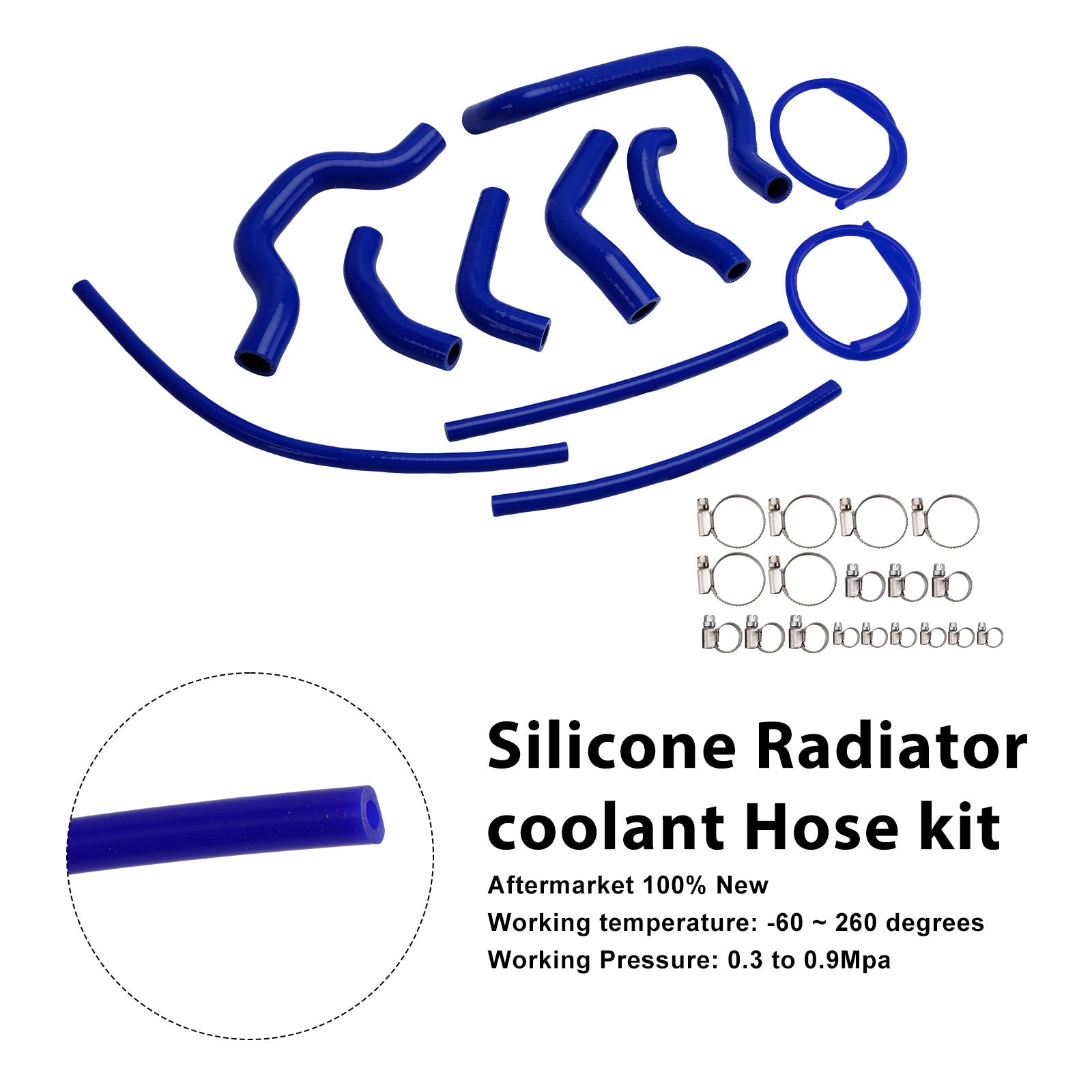 Durite de refroidissement en silicone pour radiateur Ducati Monster 937 (2021-2025)
