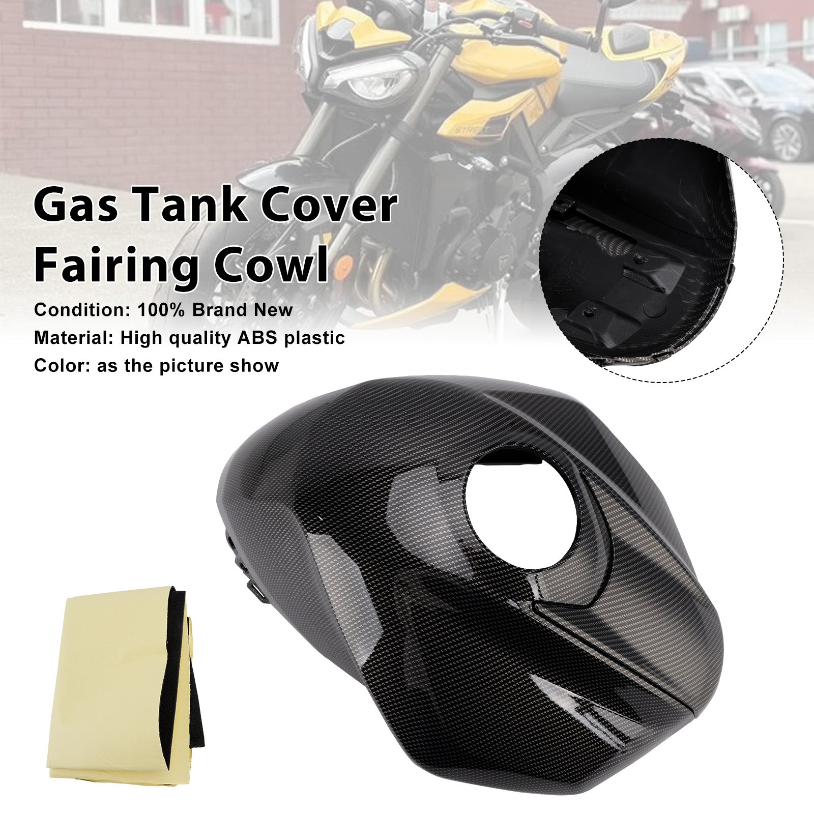 Cache de réservoir d'essence et garniture de carénage pour Street Triple 765 R/RS 2023-2025