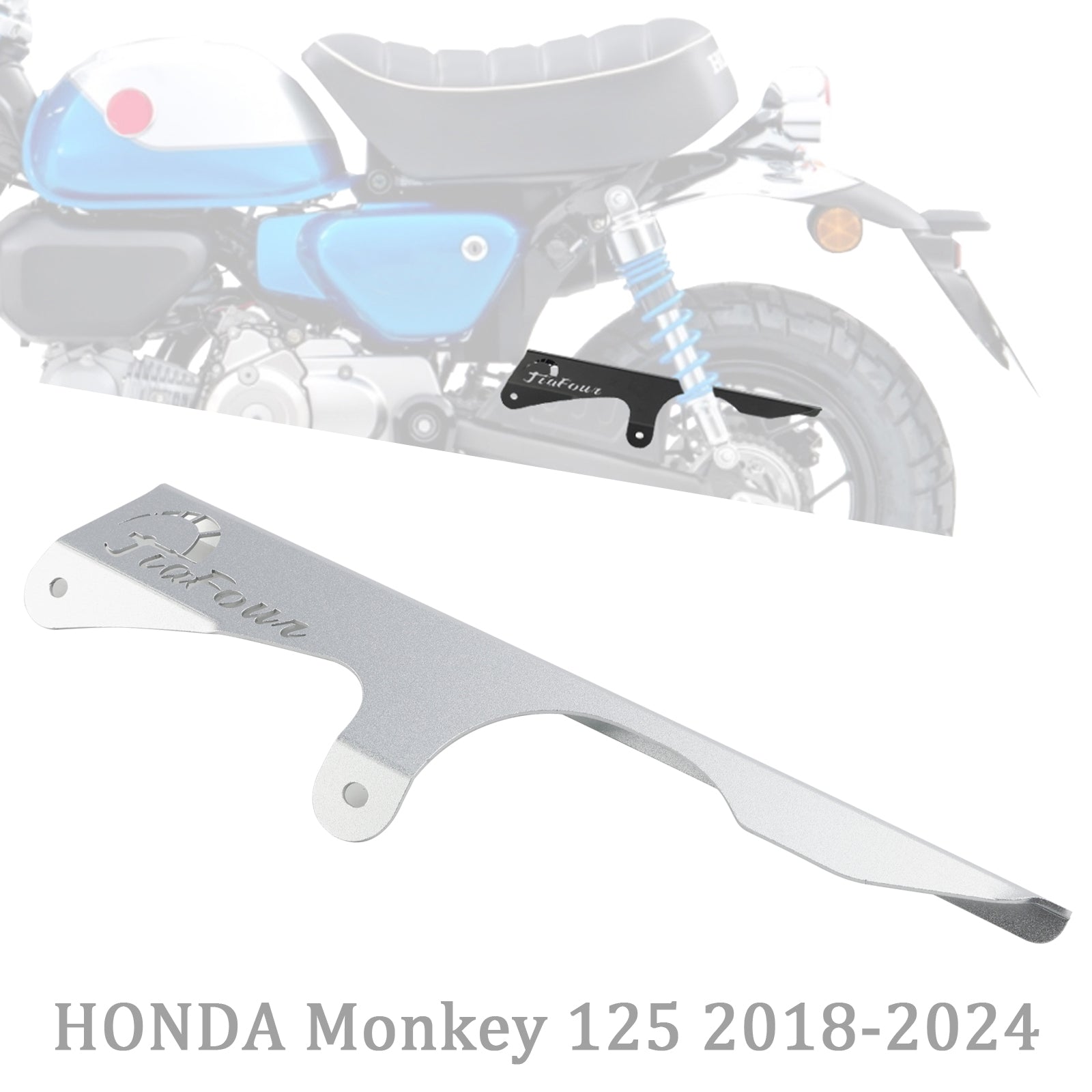 Protezione della copertura della catena della ruota dentata posteriore HONDA Monkey 125 2018-2024