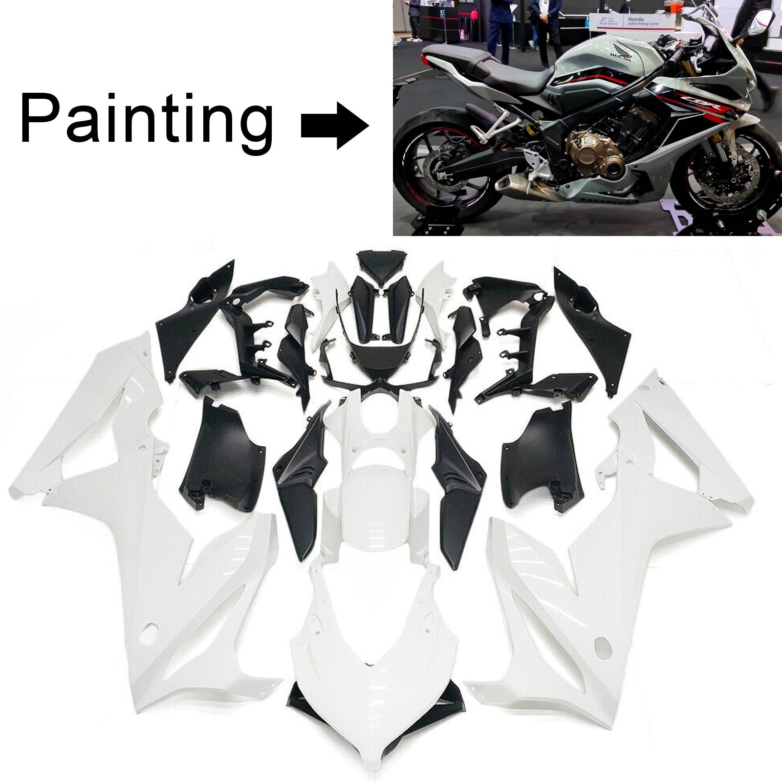 2019-2020 Honda CBR650R Kit de carénage d'injection carrosserie plastique ABS