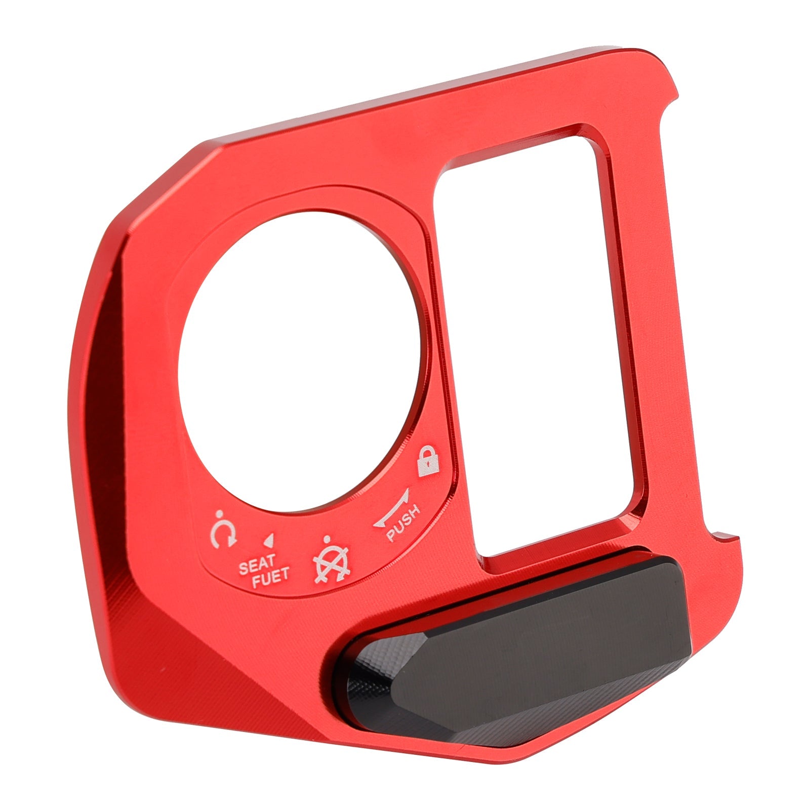 Cache-cylindre de clé en aluminium rouge pour Honda ADV 160 (2022, 2023, 2024)