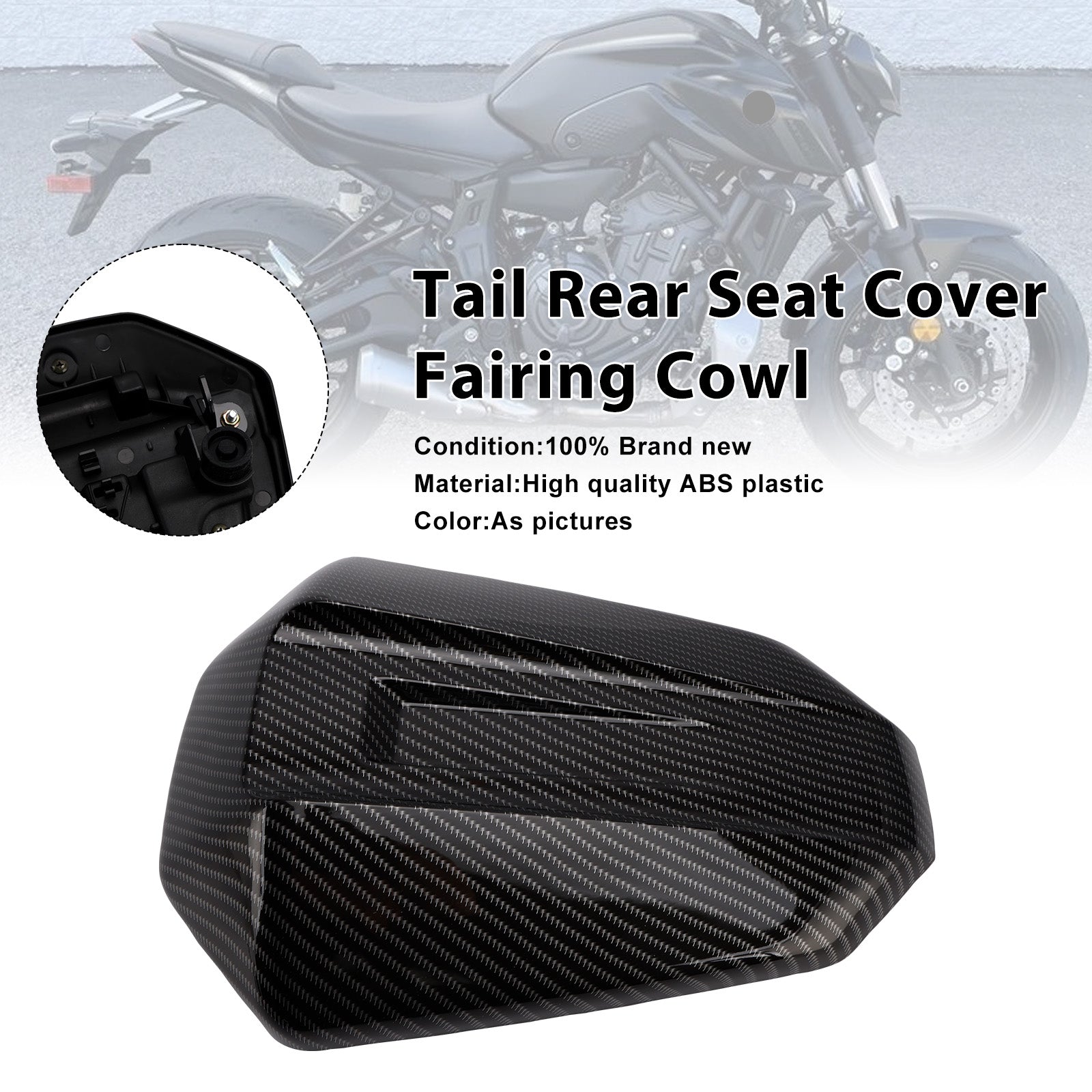 Carenatura posteriore e codino posteriore per Yamaha MT-07 MT07 (2025-2026)