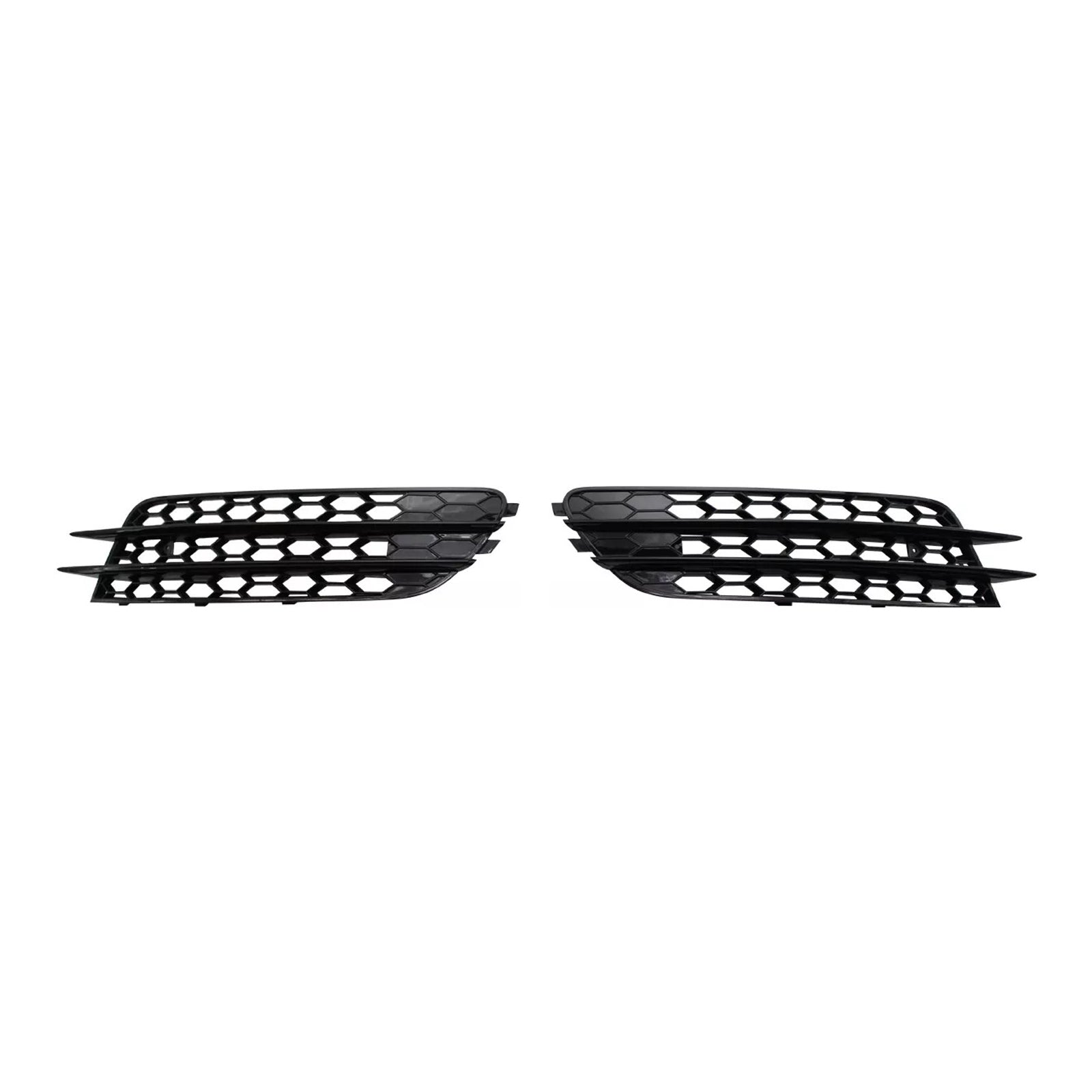 Black Honeycomb Fog Protective Grid voor Audi A4 C7 2012-2015 Front bumper