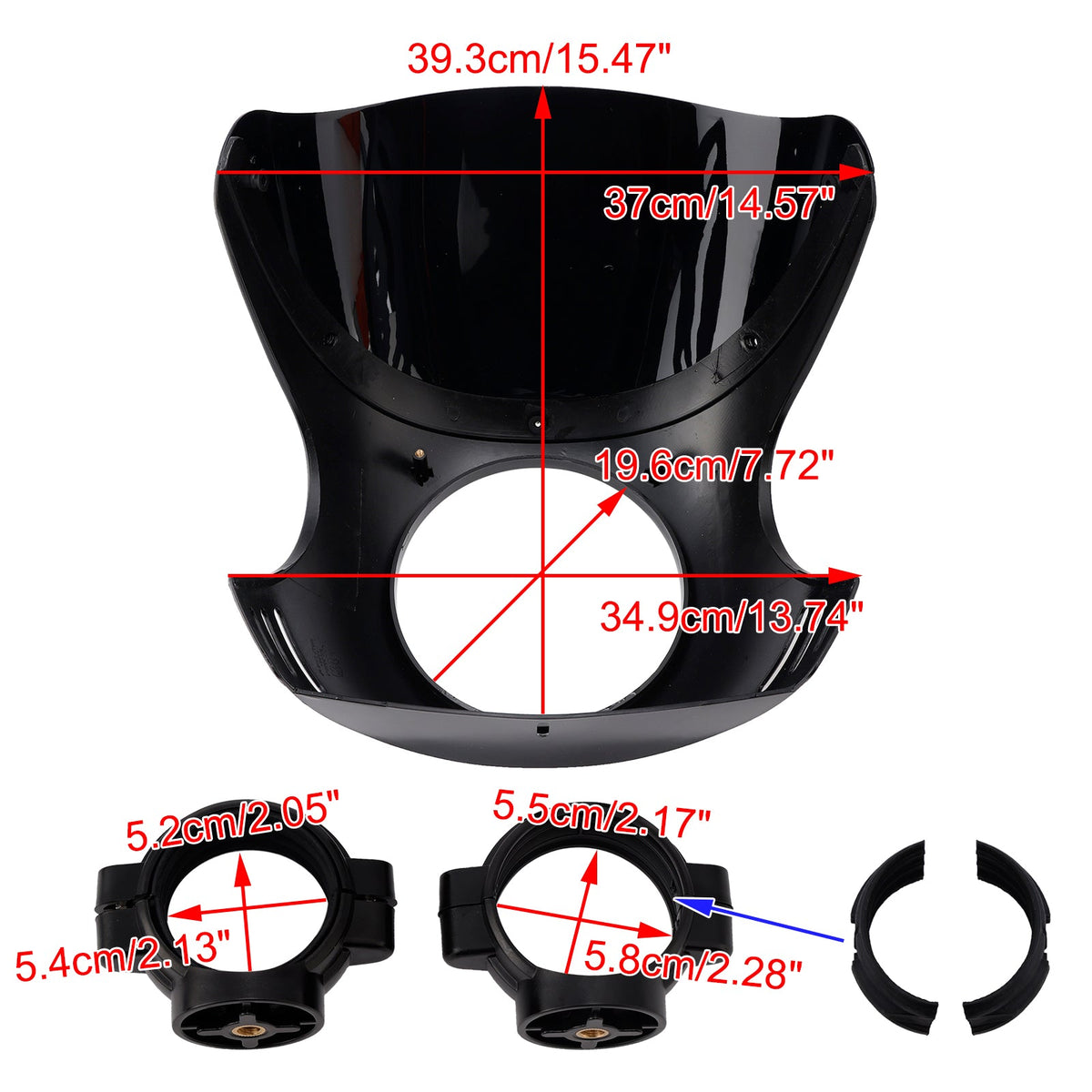 Pare-brise pour BMW R NINE T (2014-2024)
