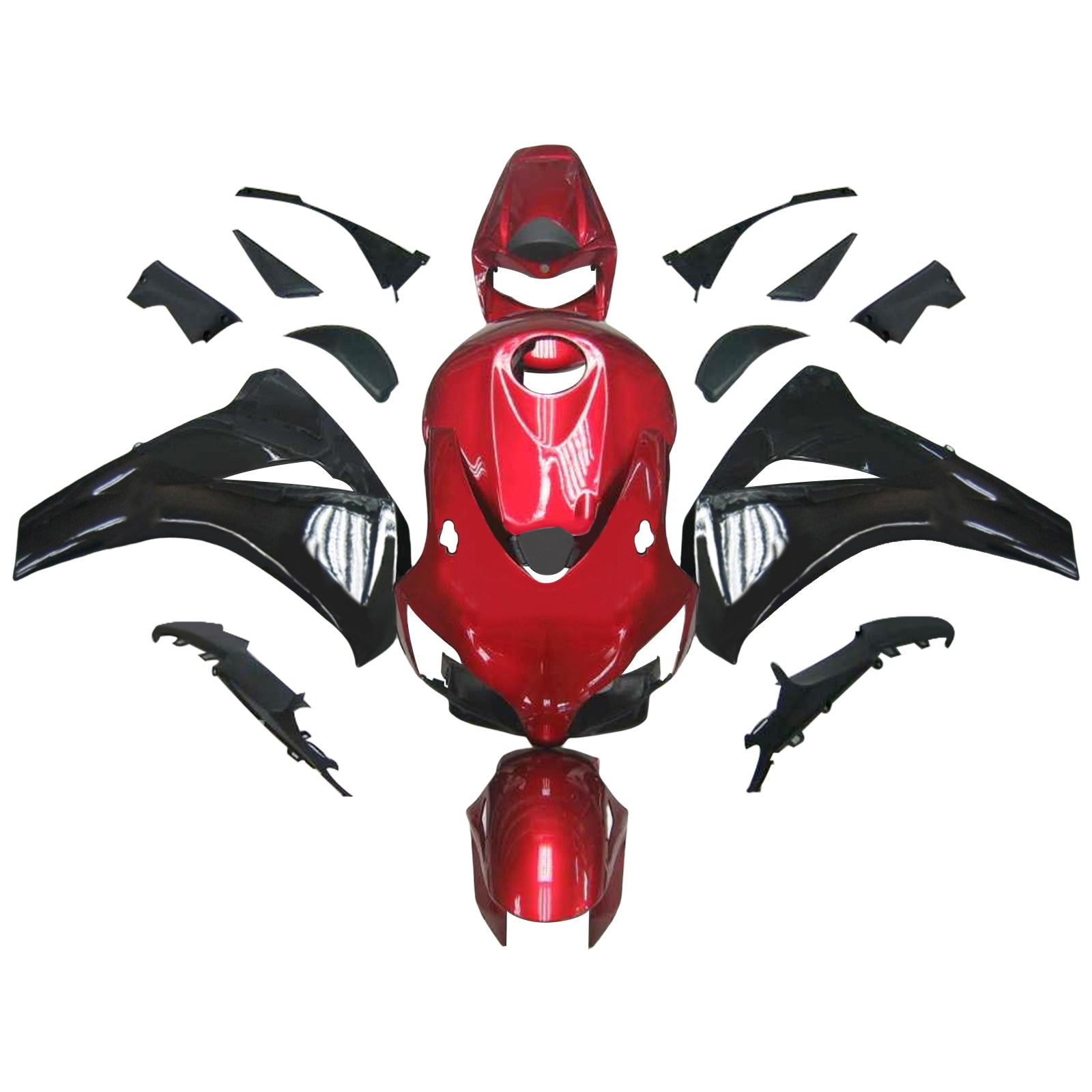 Kit de carénage injecté en plastique ABS pour Honda CBR1000RR 2008-2011