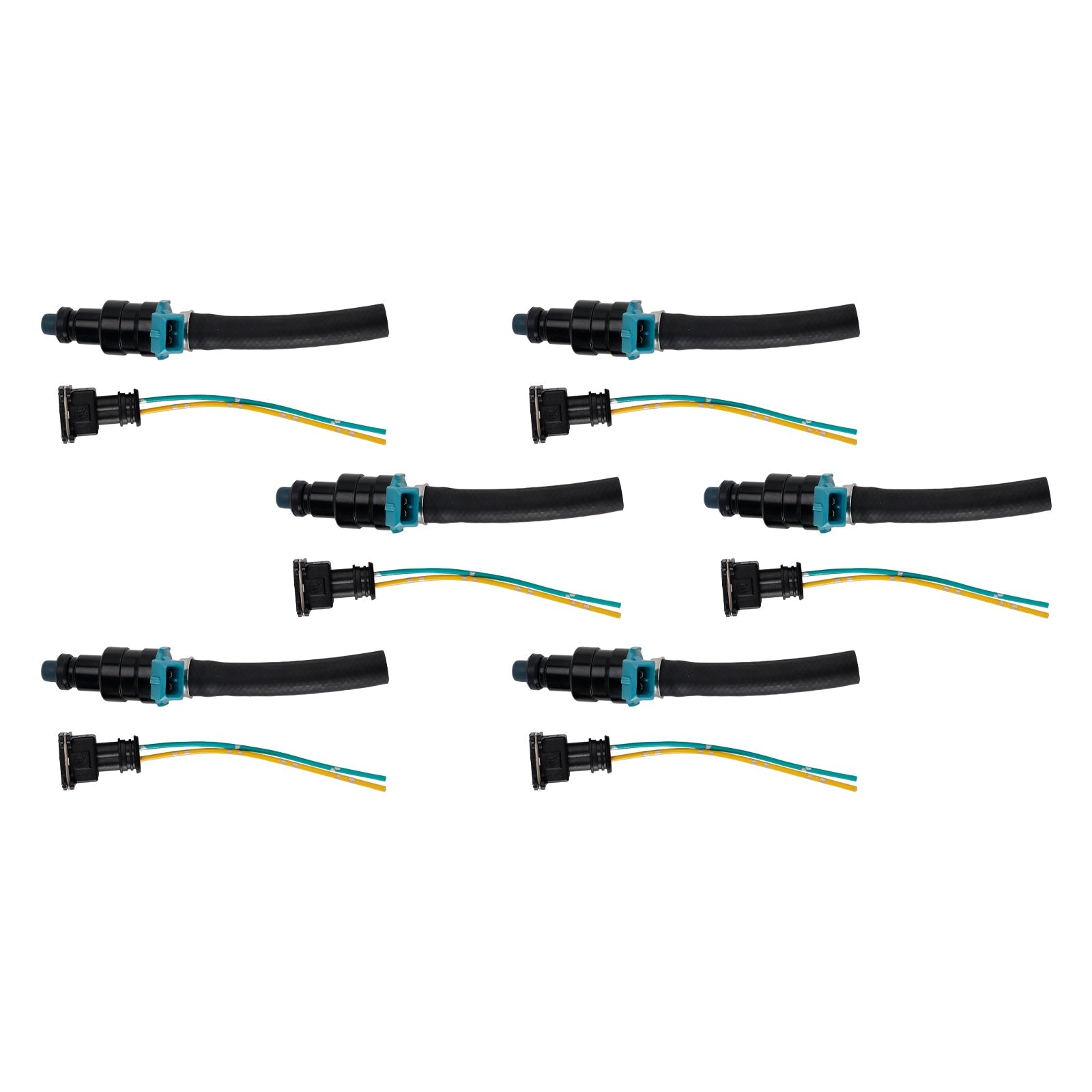 Injecteur de carburant 6 pièces 0280150036 pour Mercedes-Benz 280SEL 450SE 280SEL 4,5 L V8