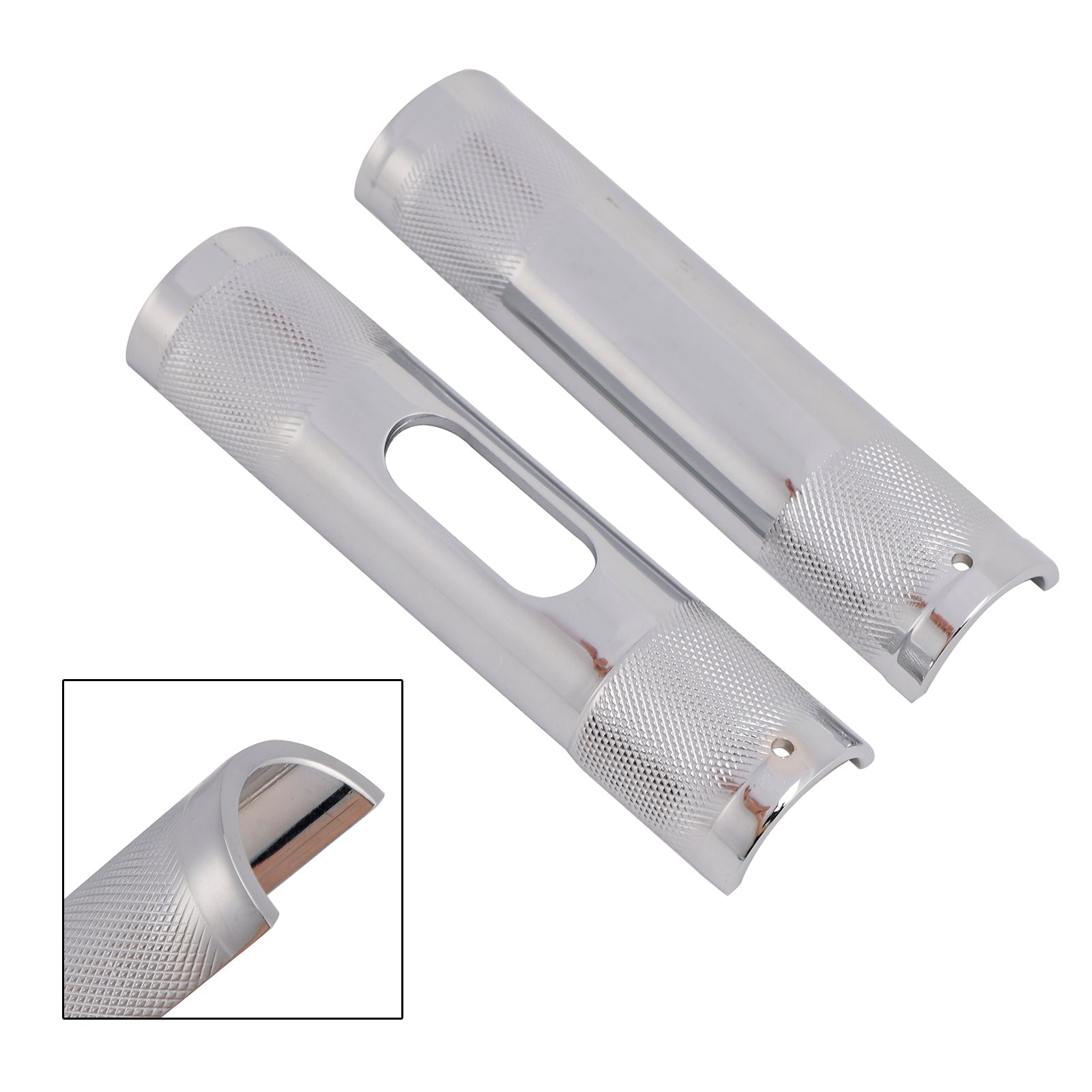 Adattatore manubrio riser cromato da 1" a 1,25" di diametro per Dyna Road Glide Road King