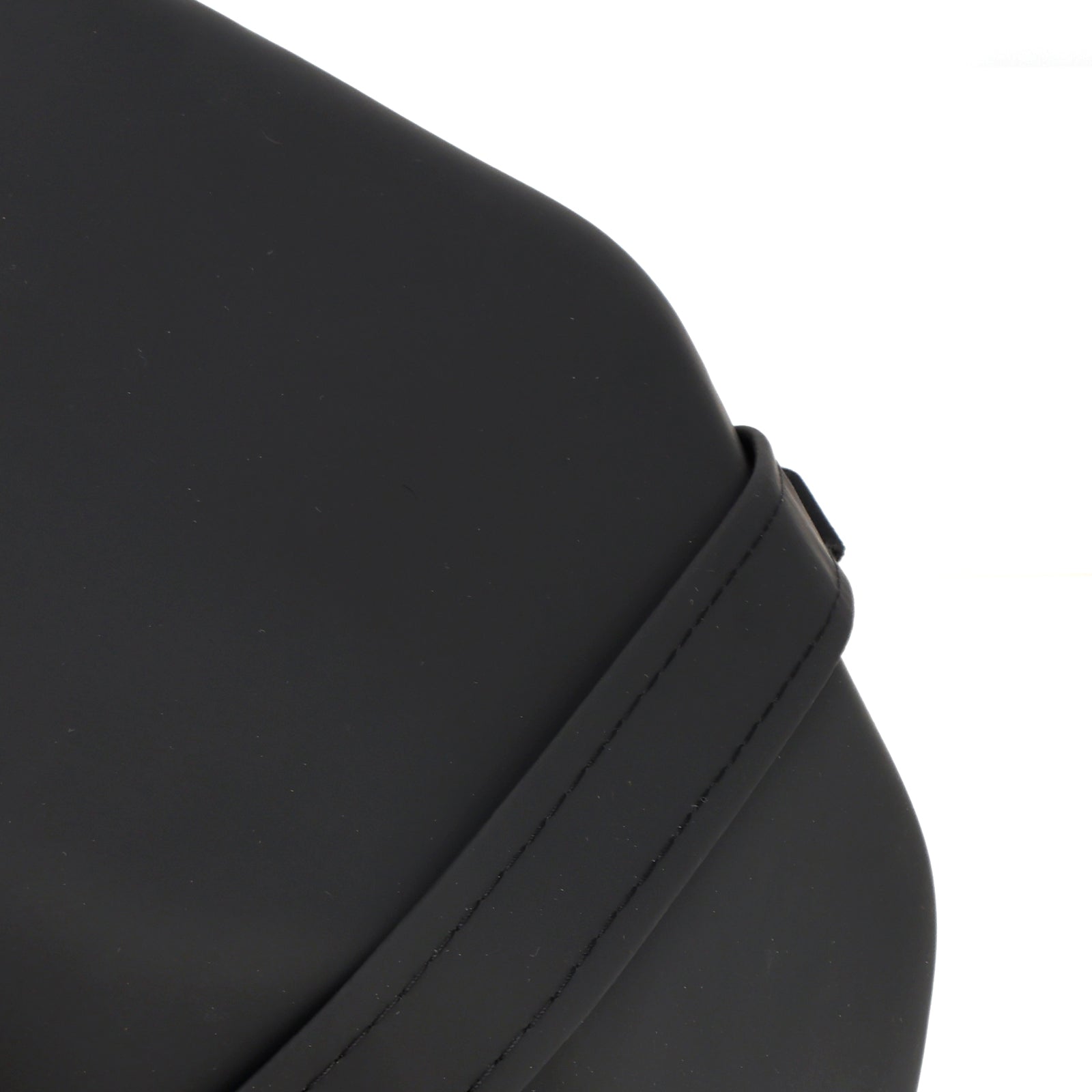 Coussin de selle passager arrière plat noir pour Kawasaki Ninja ZX-6R (2019-2025)