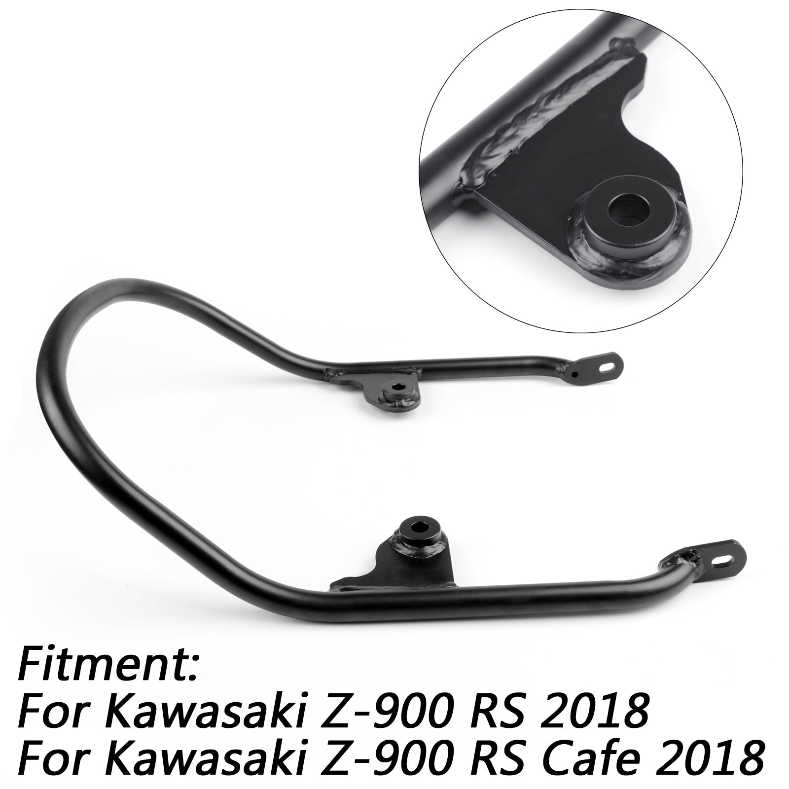 Poignée de maintien passager noir pour Kawasaki Z900RS / SE / Cafe 2018-2025