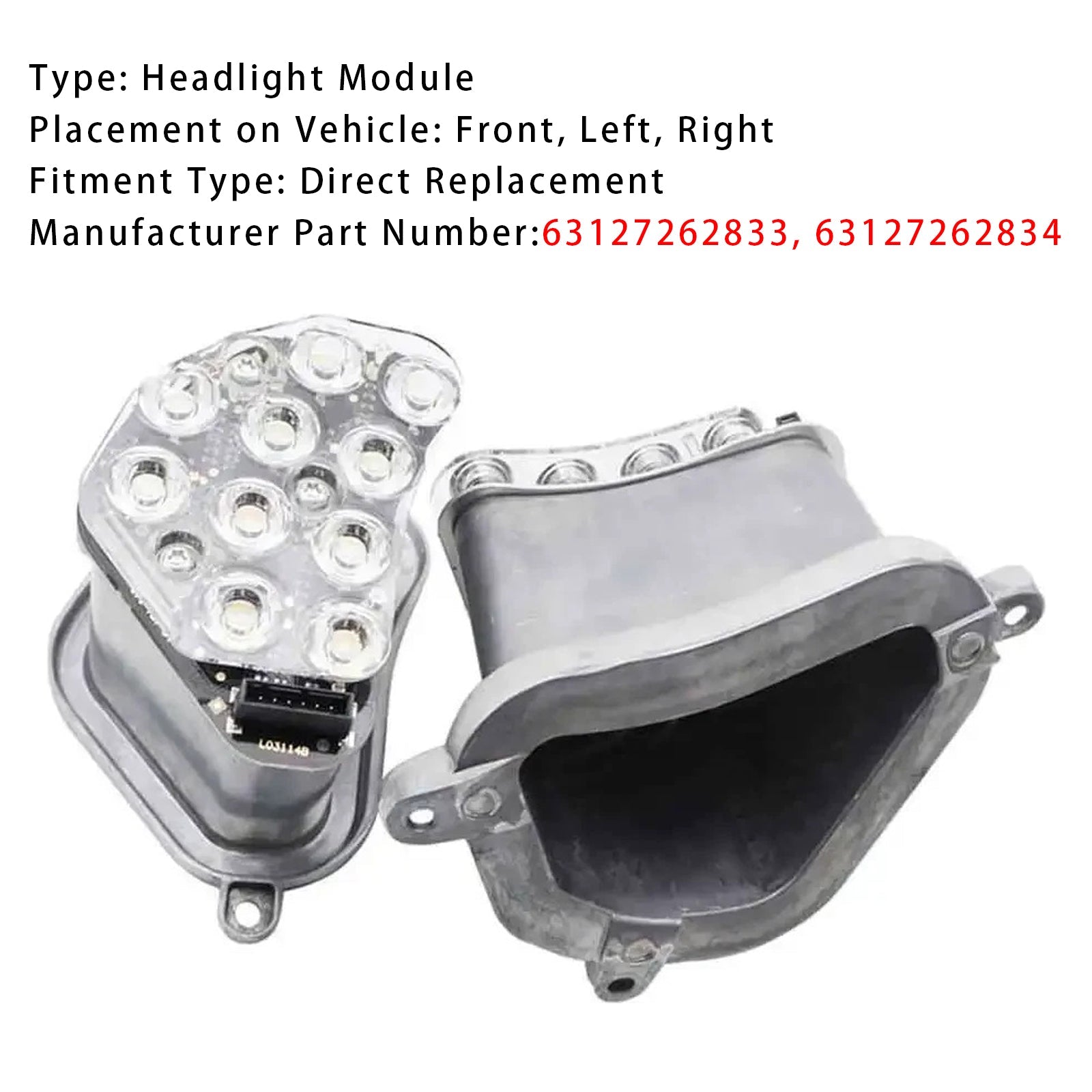 Module de clignotant gauche et droit pour BMW Série 5 535i 550i xDrive F07 10-17