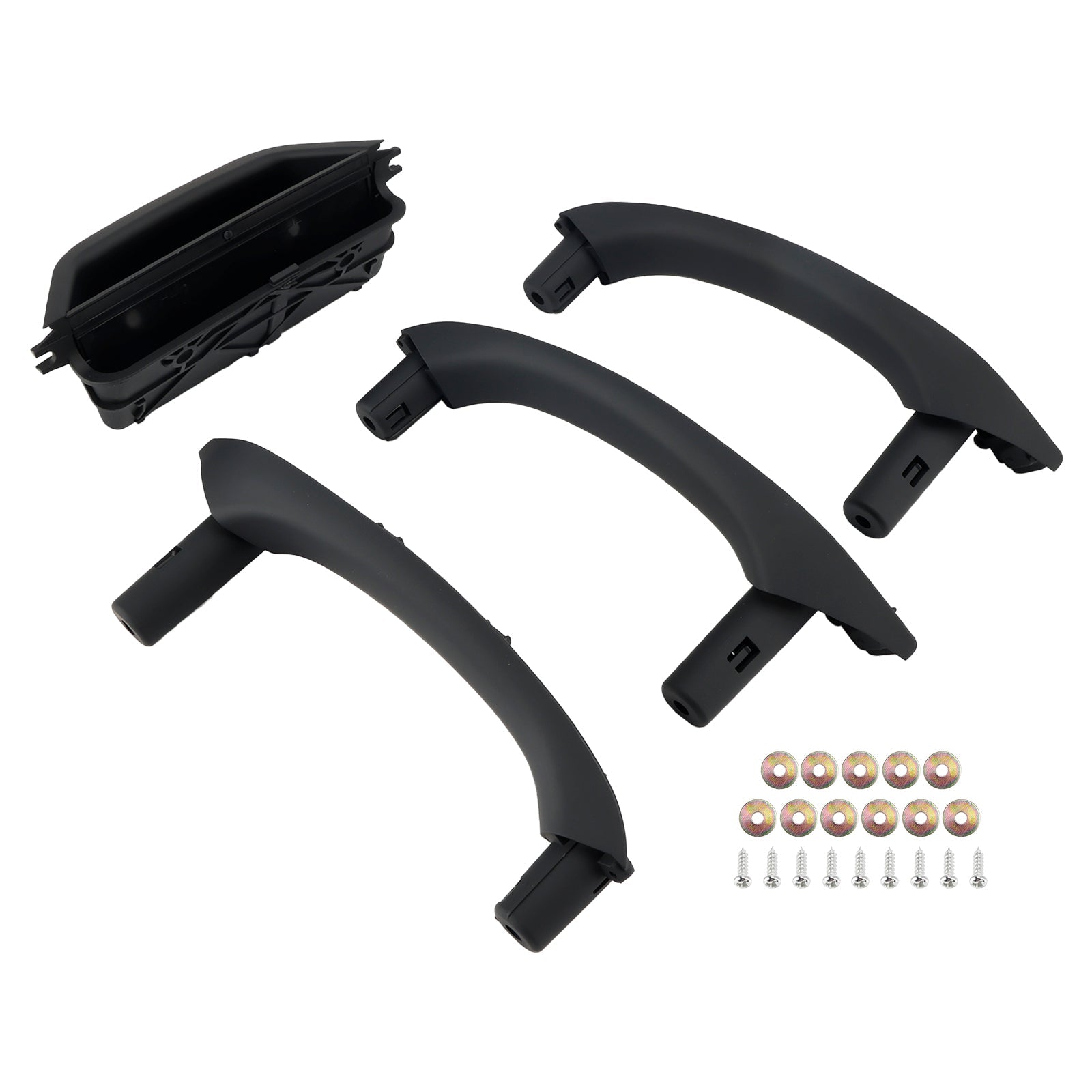 Kit de poignées de porte intérieures noires 51417250307 pour BMW X3 (F25) X4 (F26)