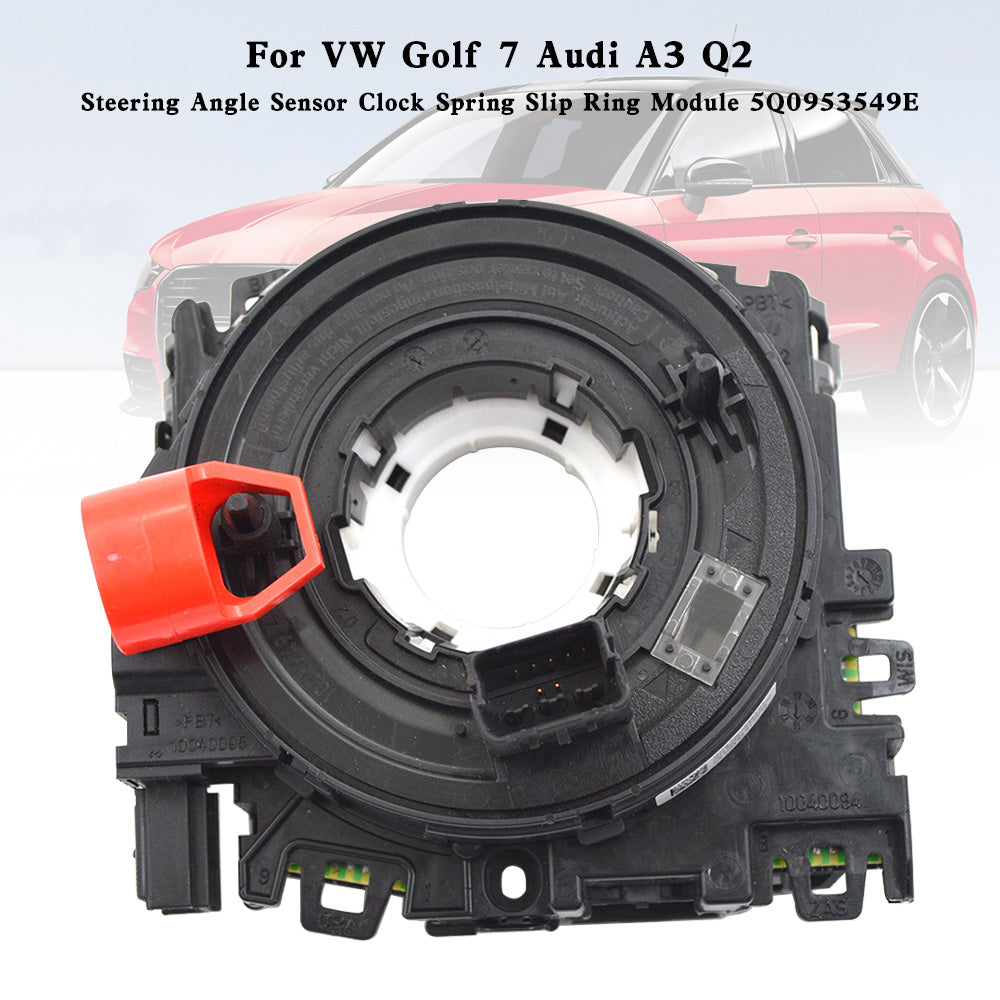 Module de ressort d&#39;horloge de capteur d&#39;angle de direction de Volkswagen e-Golf 2014-2021 5Q0953549E