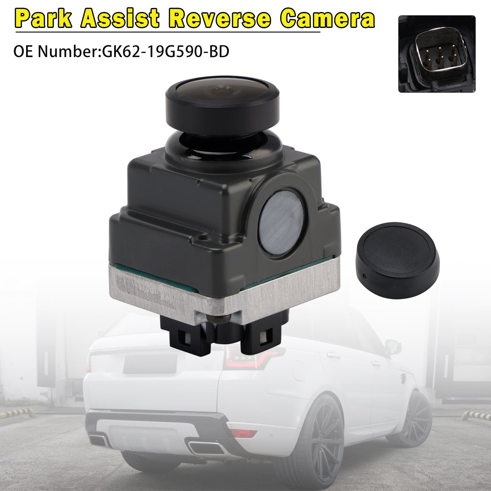 Caméra de recul avec assistance au stationnement pour Range Rover IV L405 (2012-2016) - Référence : GK62-19G590-BD