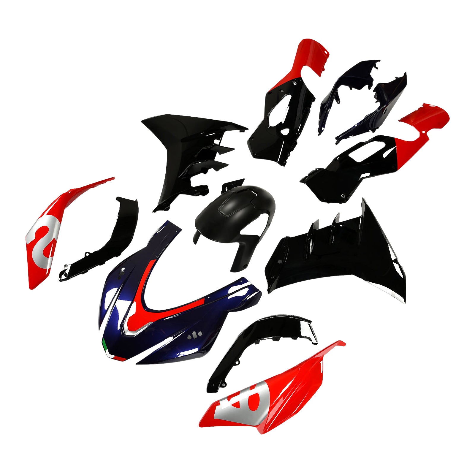 Komplet zaščitnih oblog iz ABS plastike za brizganje za Aprilia RSV4 2021-2024