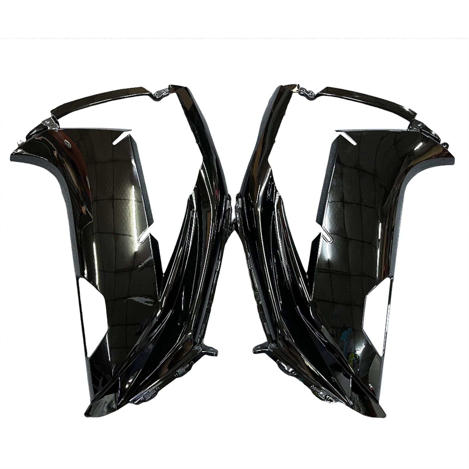Kit de carénage en plastique moulé par injection noir brillant pour Kawasaki Ninja 650 EX650 2012-2016